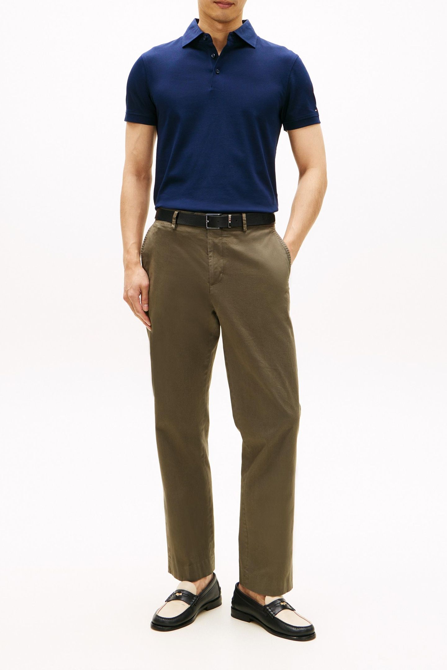 DC WIDE SPREAD COLLAR POLO NAVY IRIS 1