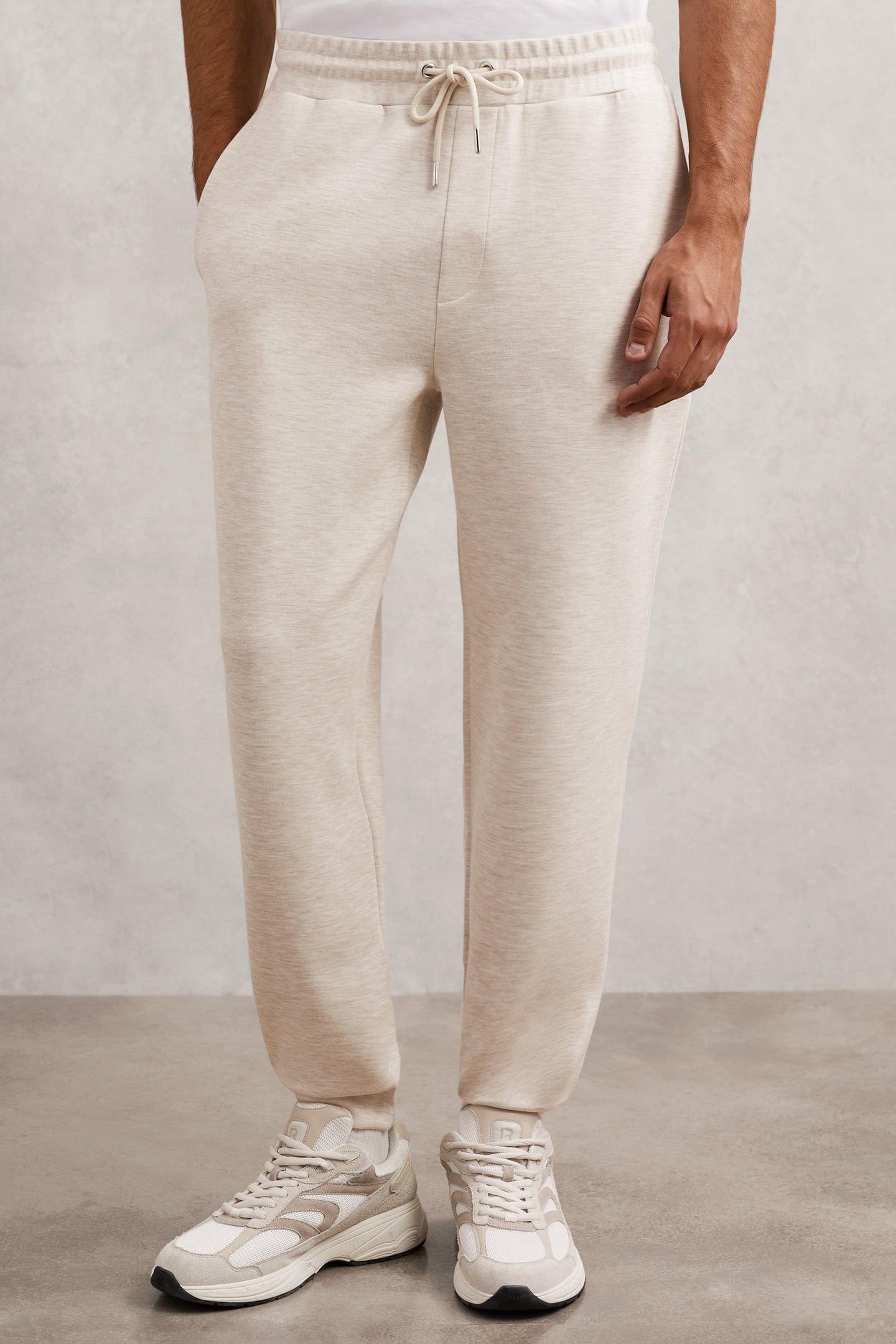 DRAWSTRING JOGGER OATMEAL 1