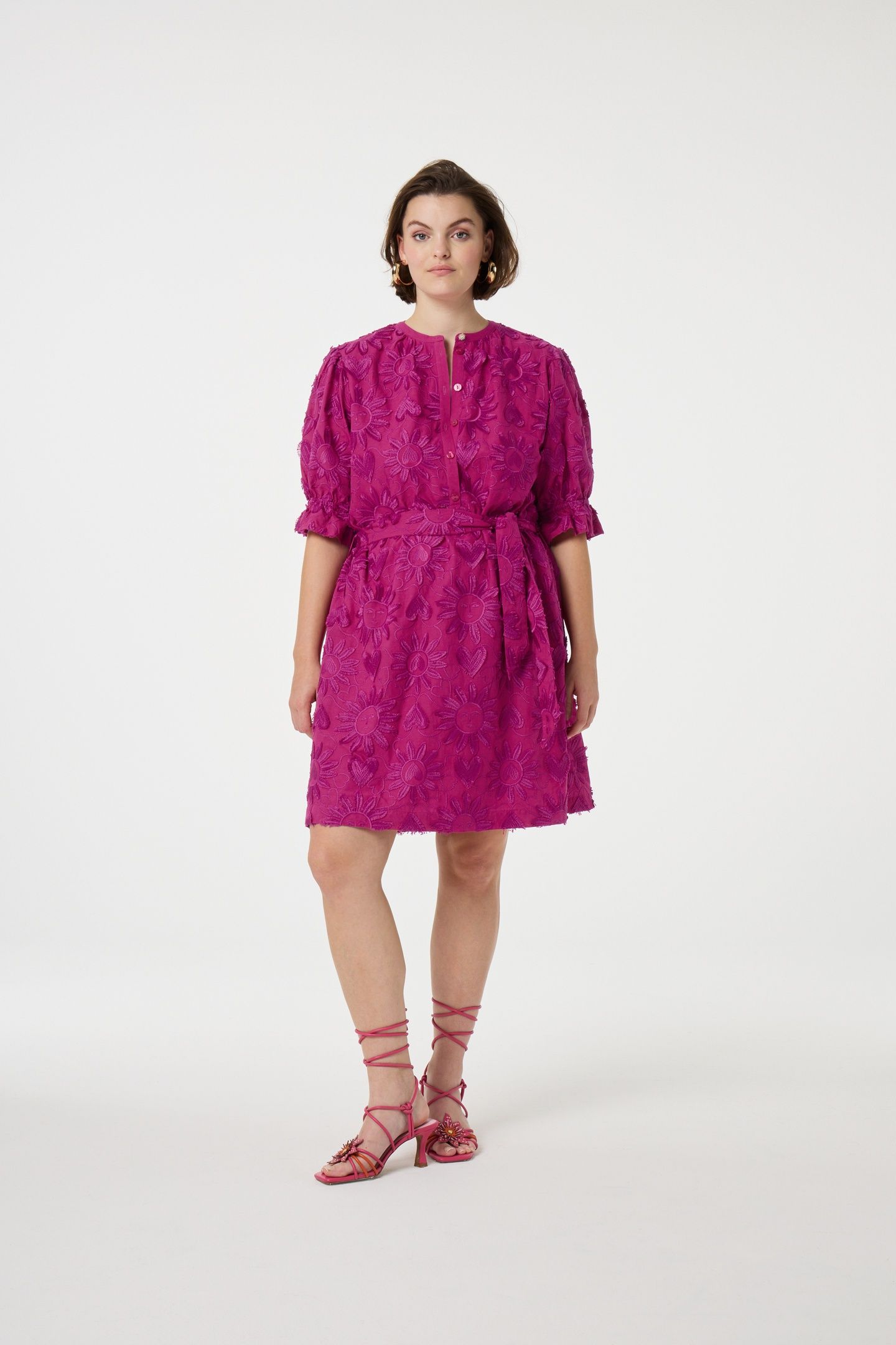 TOTINE DRESS PINK CRAZE 1