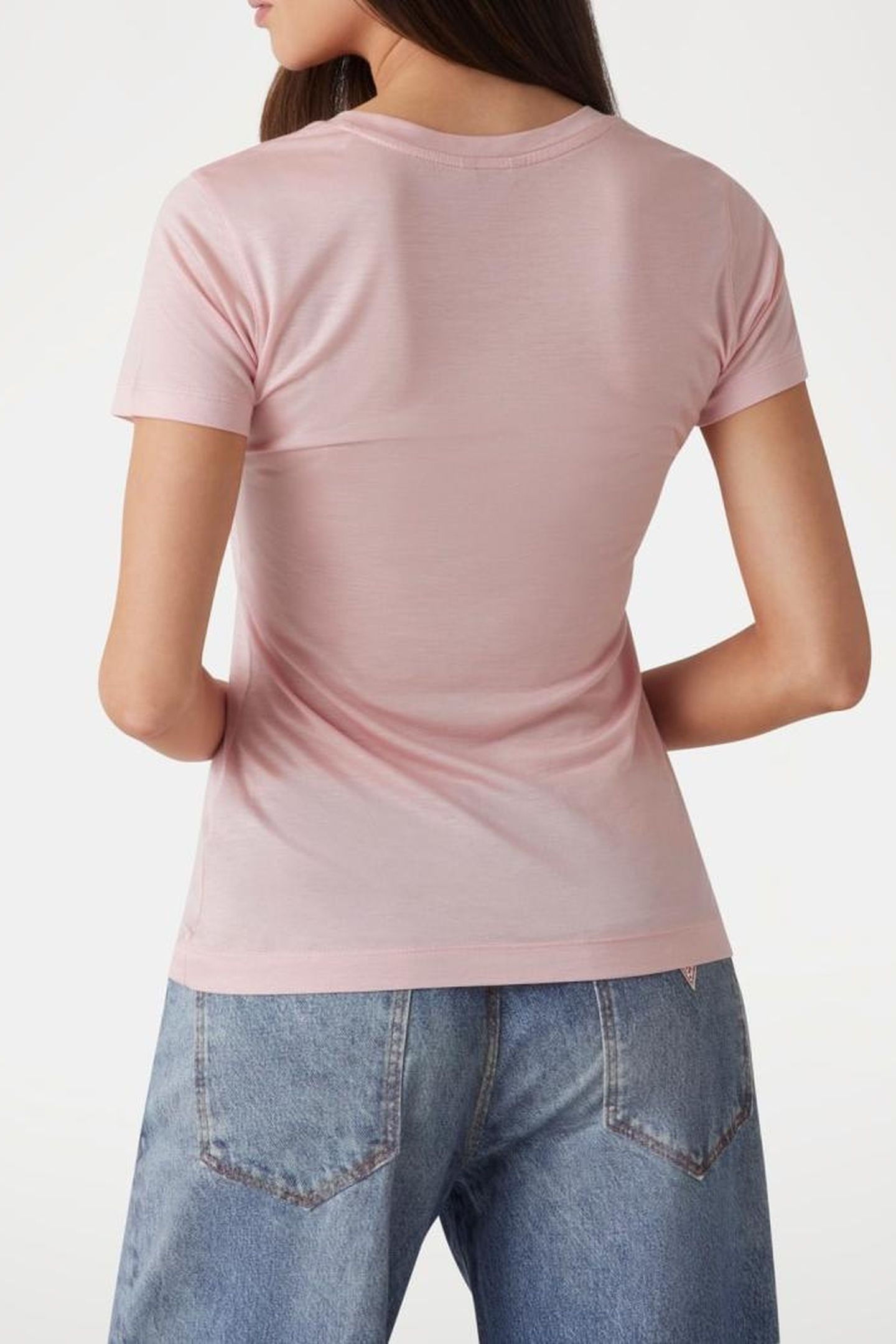 GUESS ECO VN SS LIGHT BASIC TE PINK PEARL 6