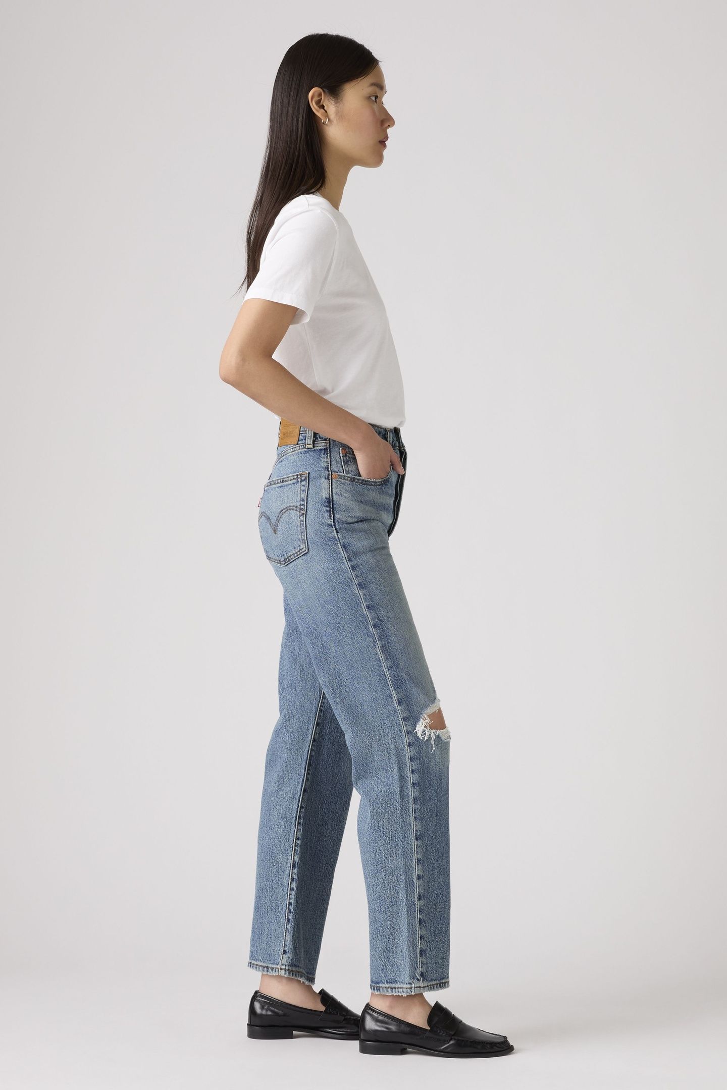 RIBCAGE STRAIGHT ANKLE JEANS 3