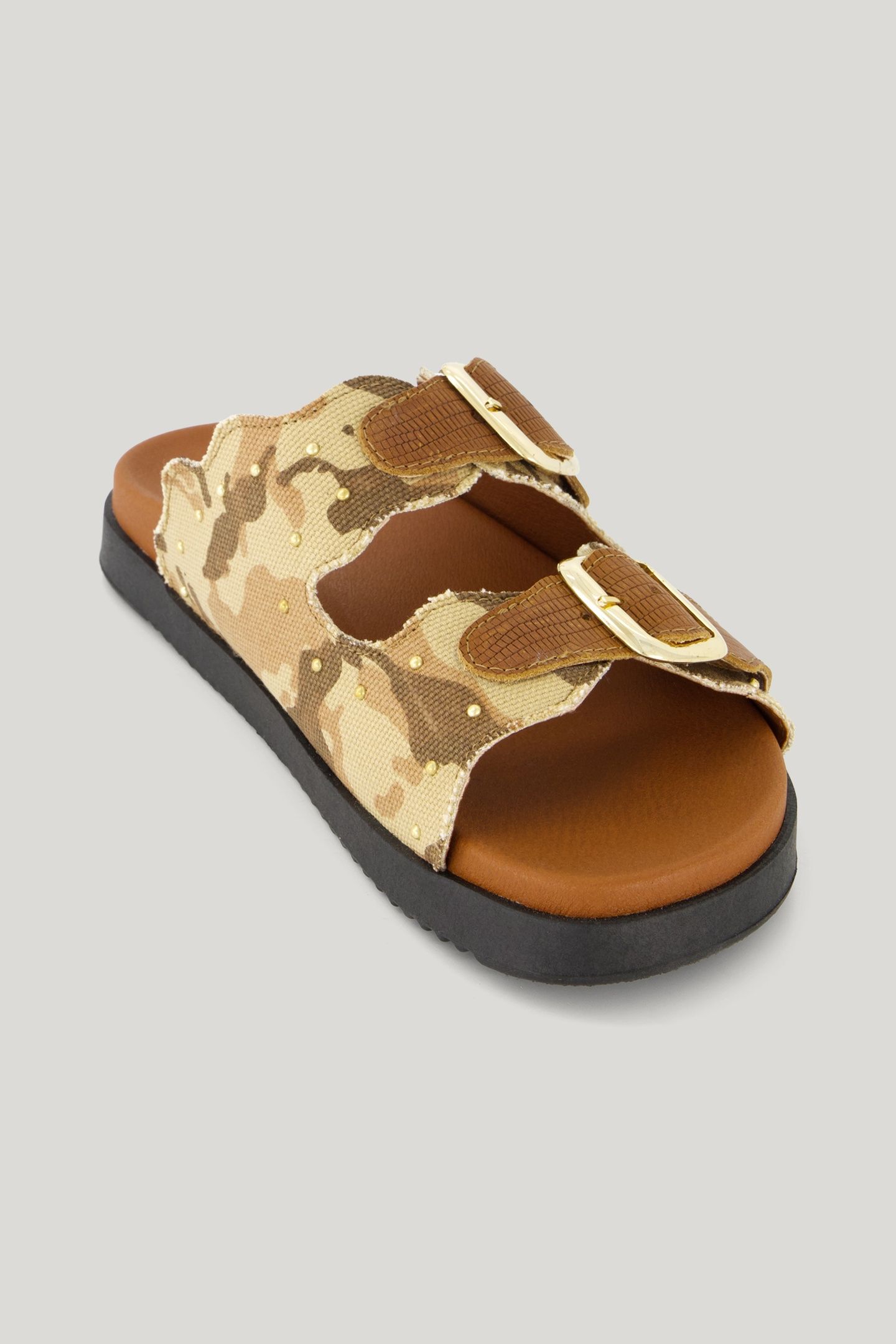 SANDAL CANVAS PRINT STUD MULTICOLOUR 2