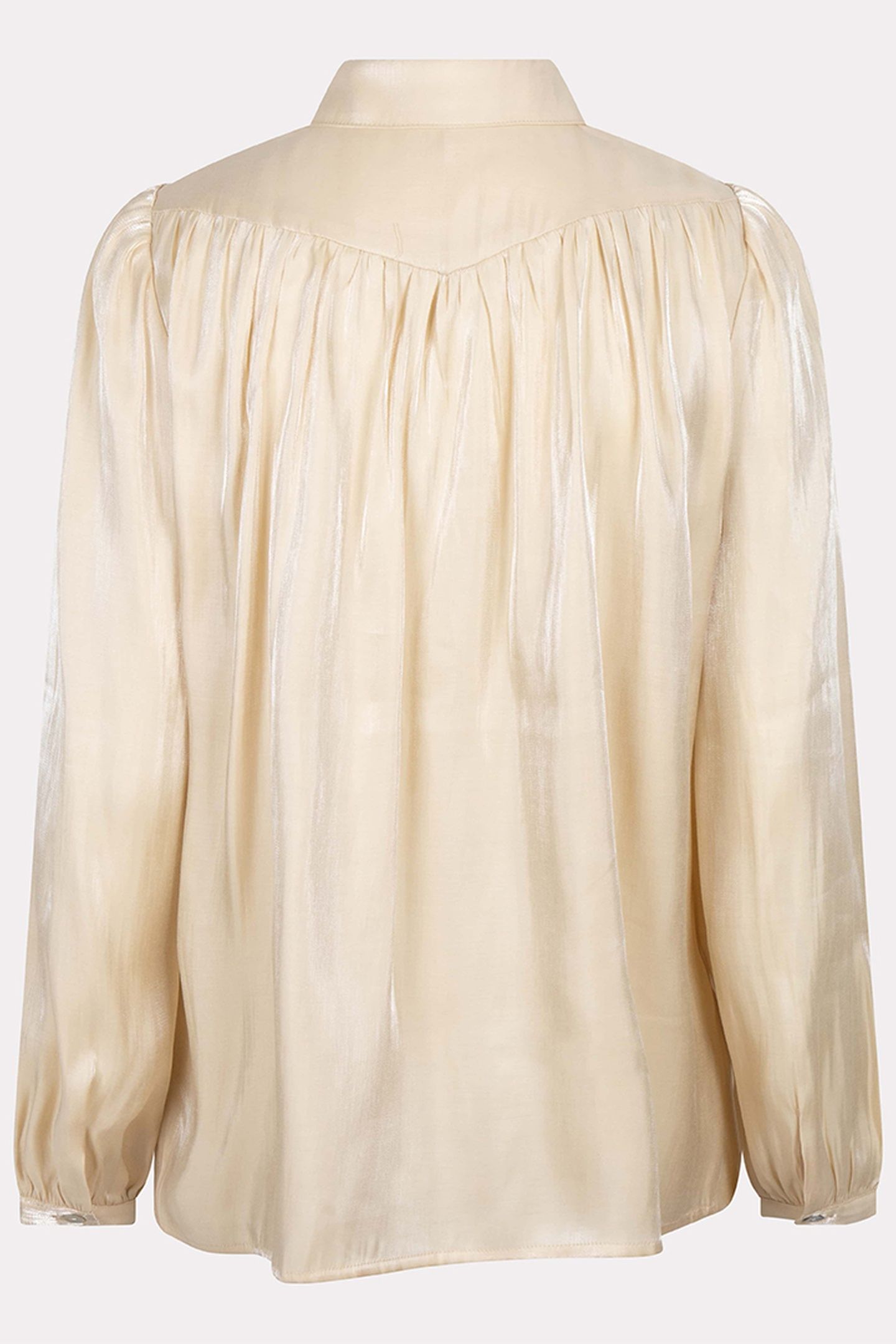 BLOUSE GATHERING CHANGEANT CHAMPAGNE 5