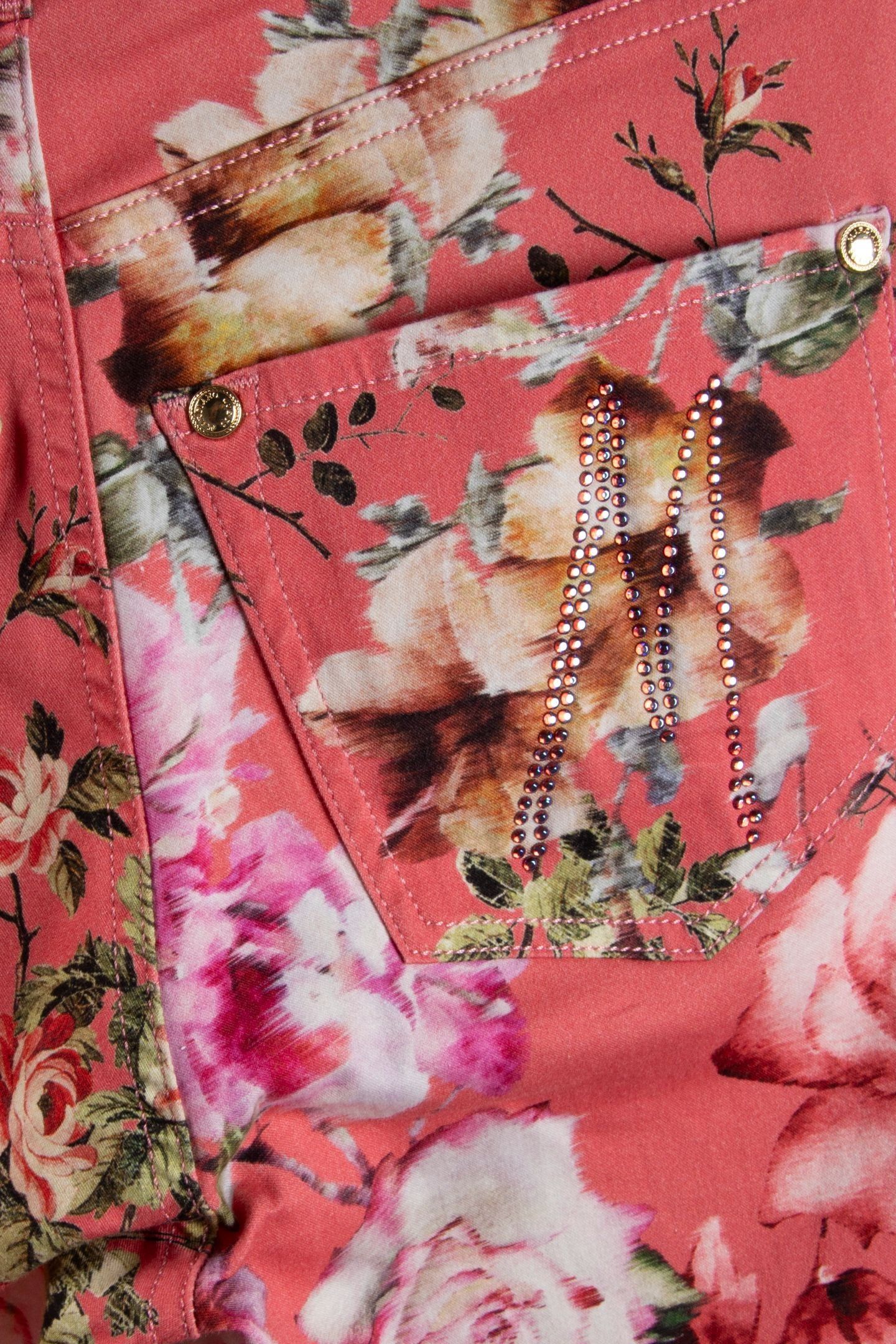 MARCIANO BY GUESS PRINTED STILETTO 99 ETHEREAL ROSES PINK 4