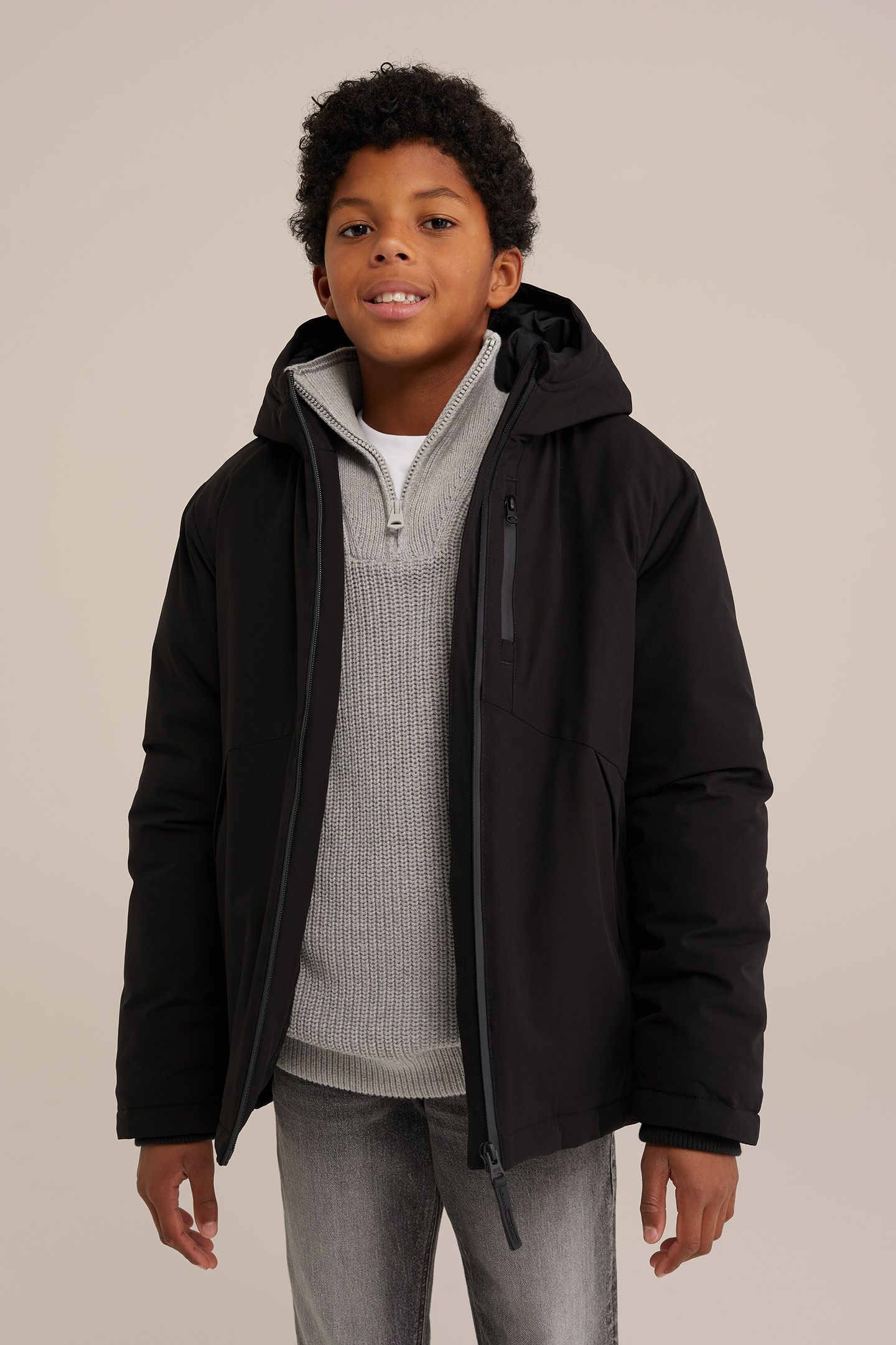 JACKET NORMAL LENGTH BLACK 1