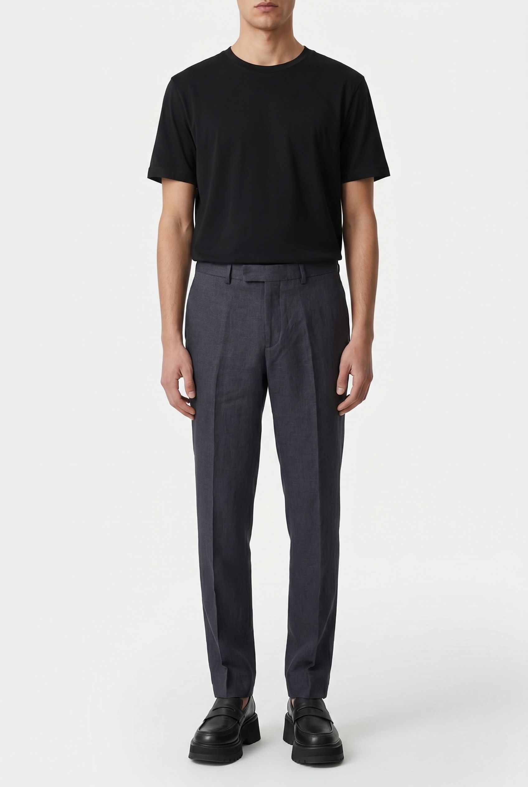 FORMAL LINEN TROUSER AIRFORCE BLUE 1