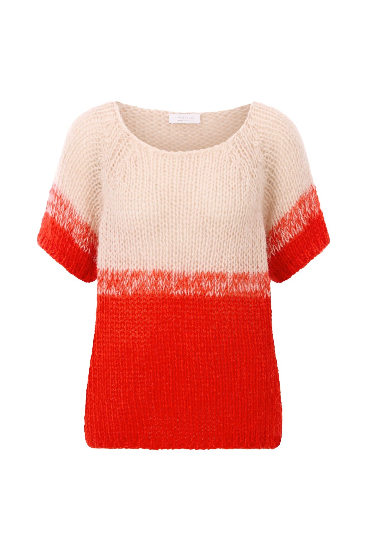 BICOLORED SHORT SLEEVE SUNSET RED 4