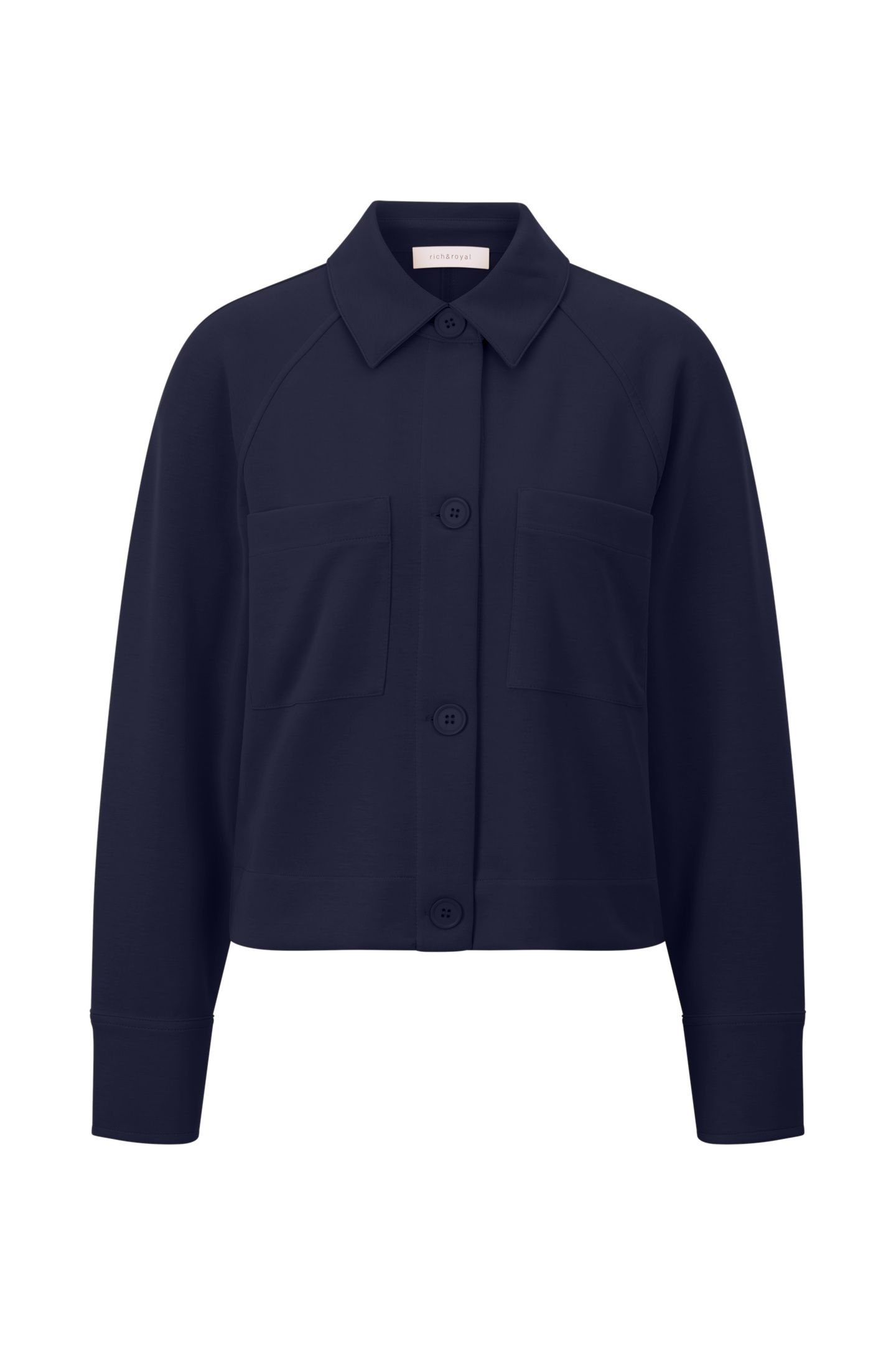 SCUBA JACKET DENIM LOOK MIDNIGHT BLUE 4
