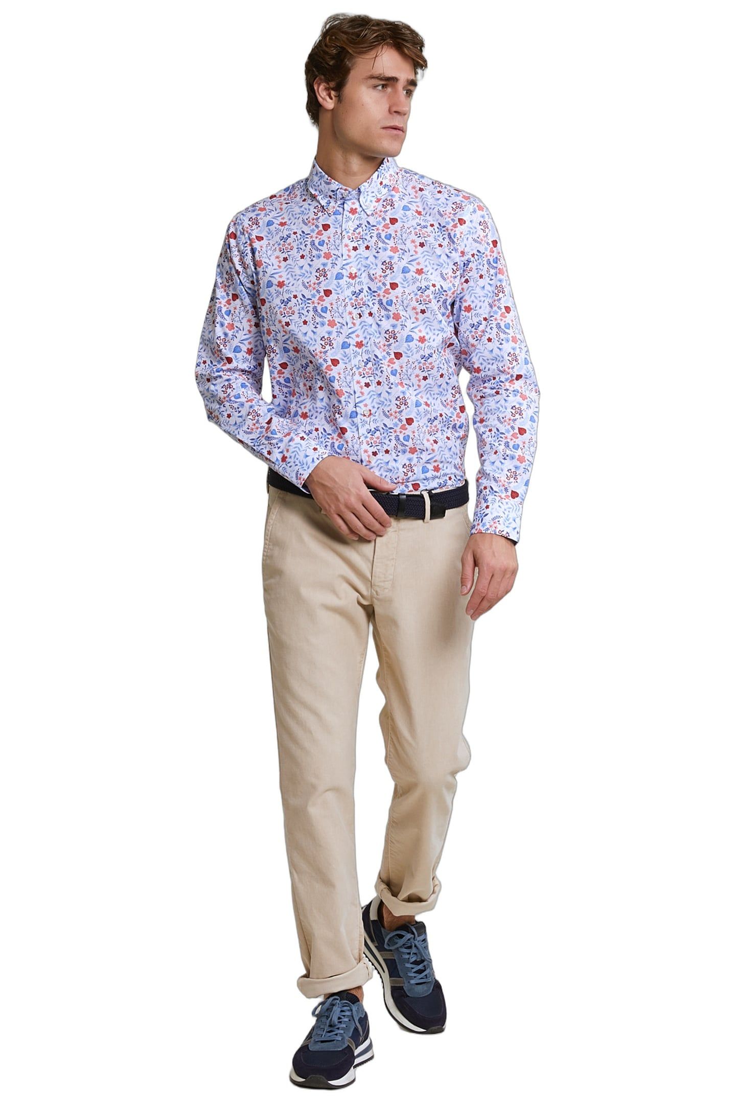 CUSTOM FIT FLORAL SHIRT MULTI 2