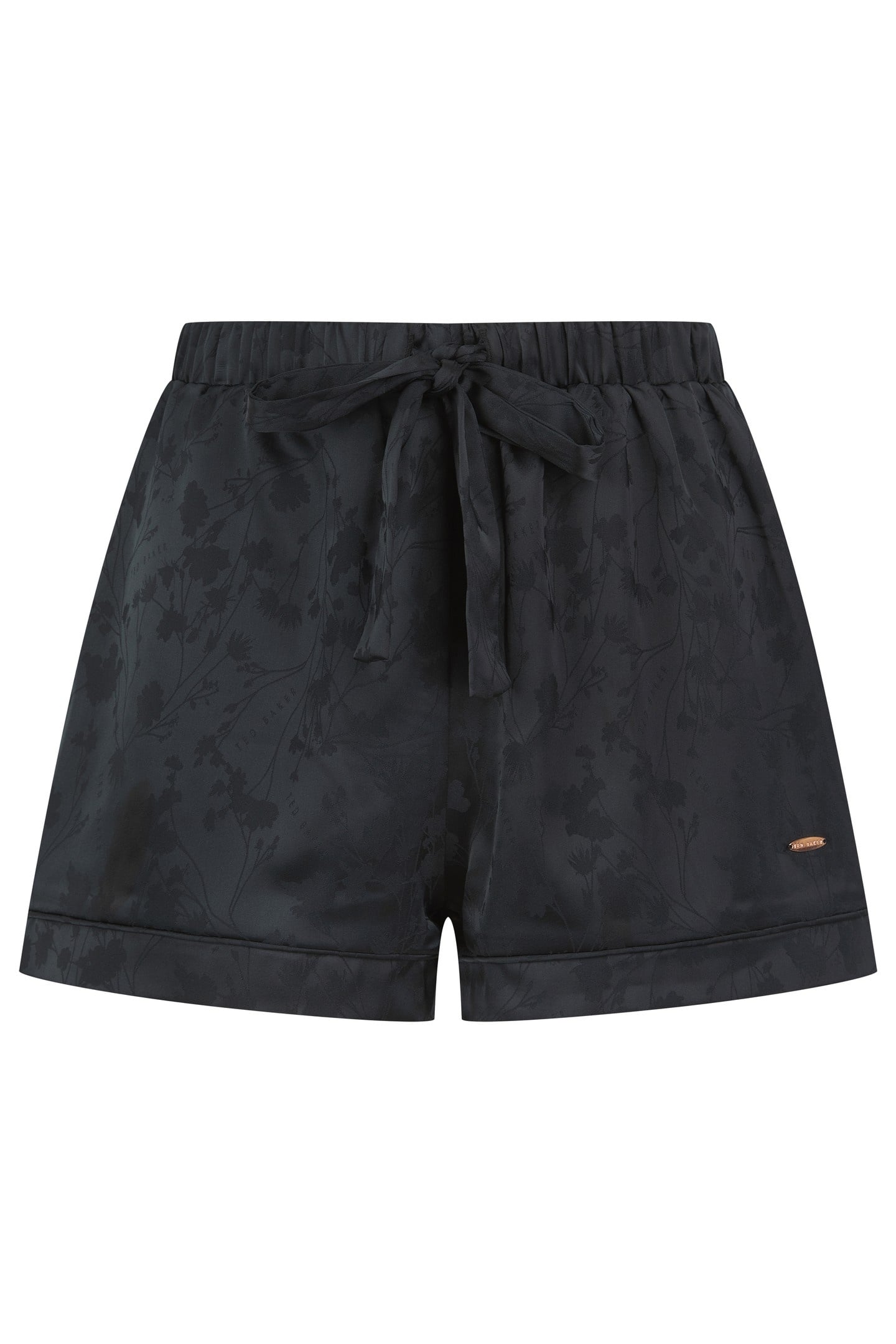 ZARA SHORT SATIN PJ JET BLACK 3