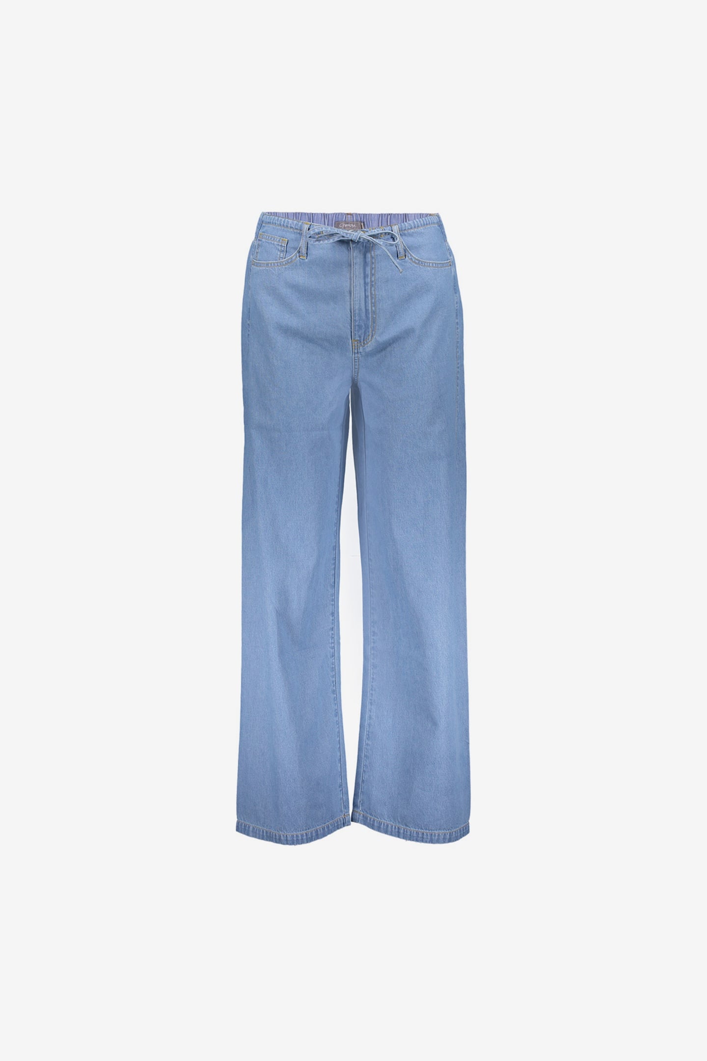 JEANS WIDE BLEACHED DENIM 1