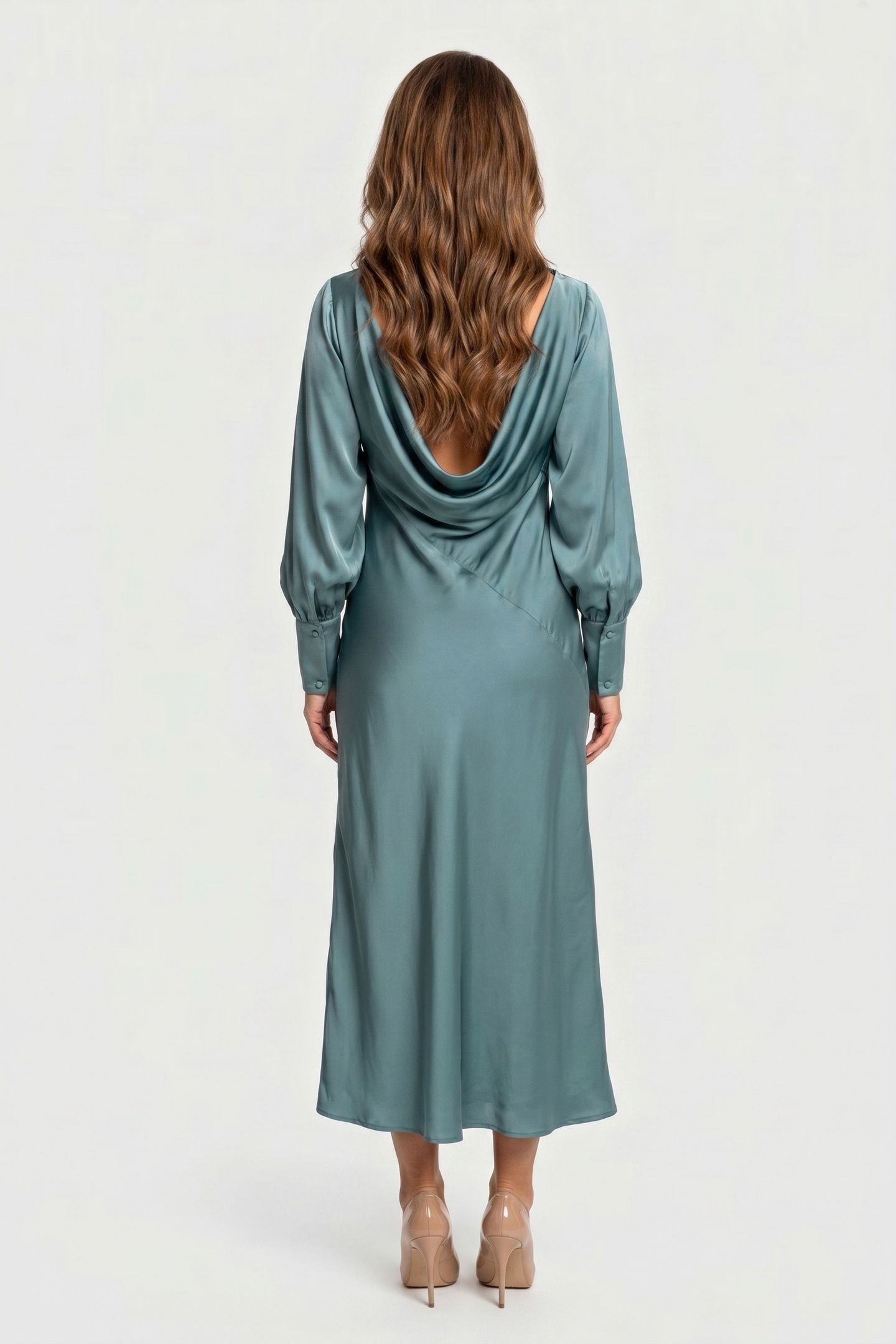 HOLLY DRESS TURQUOISE 2