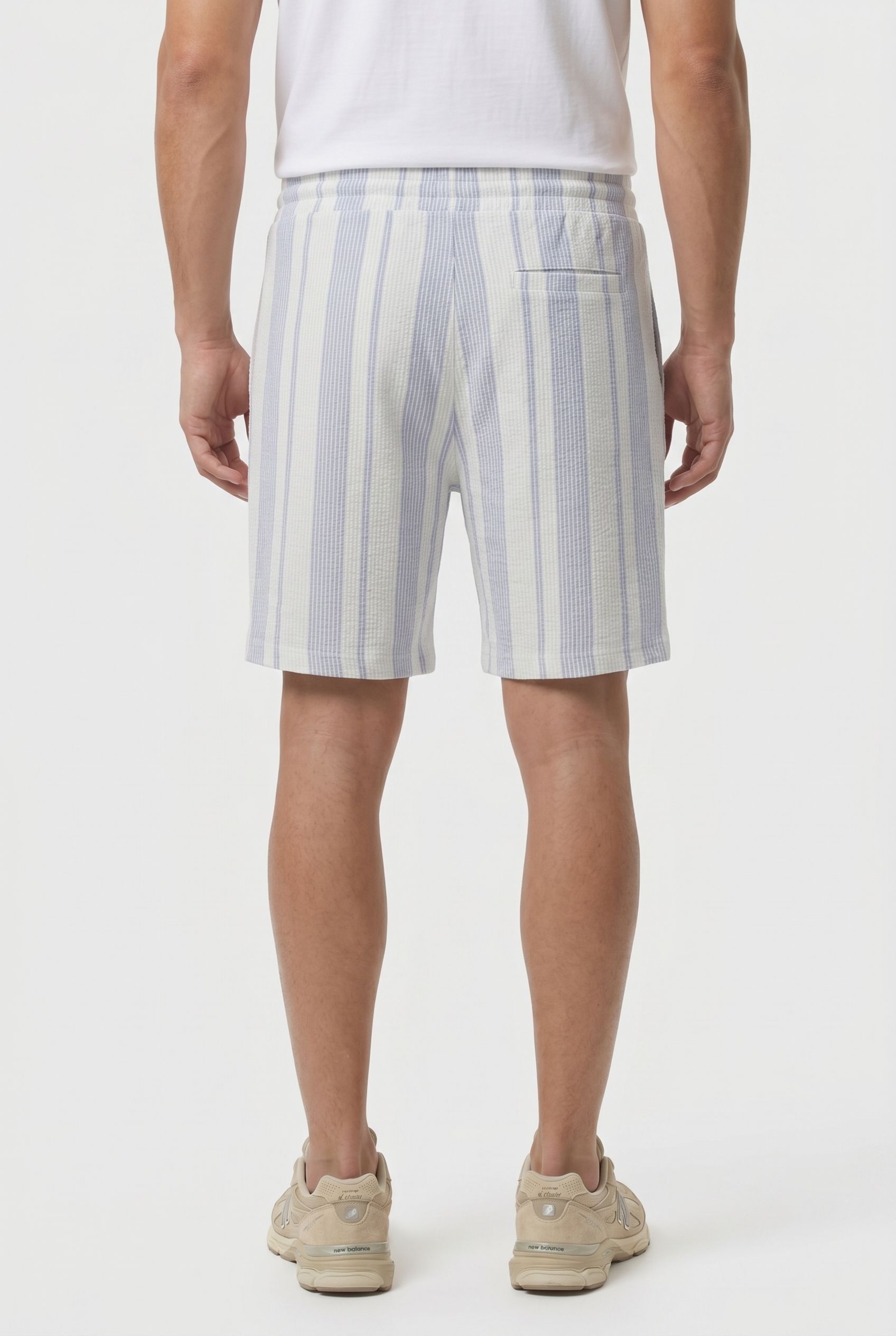 CO-ORD SHORT BLUE/WHITE 2