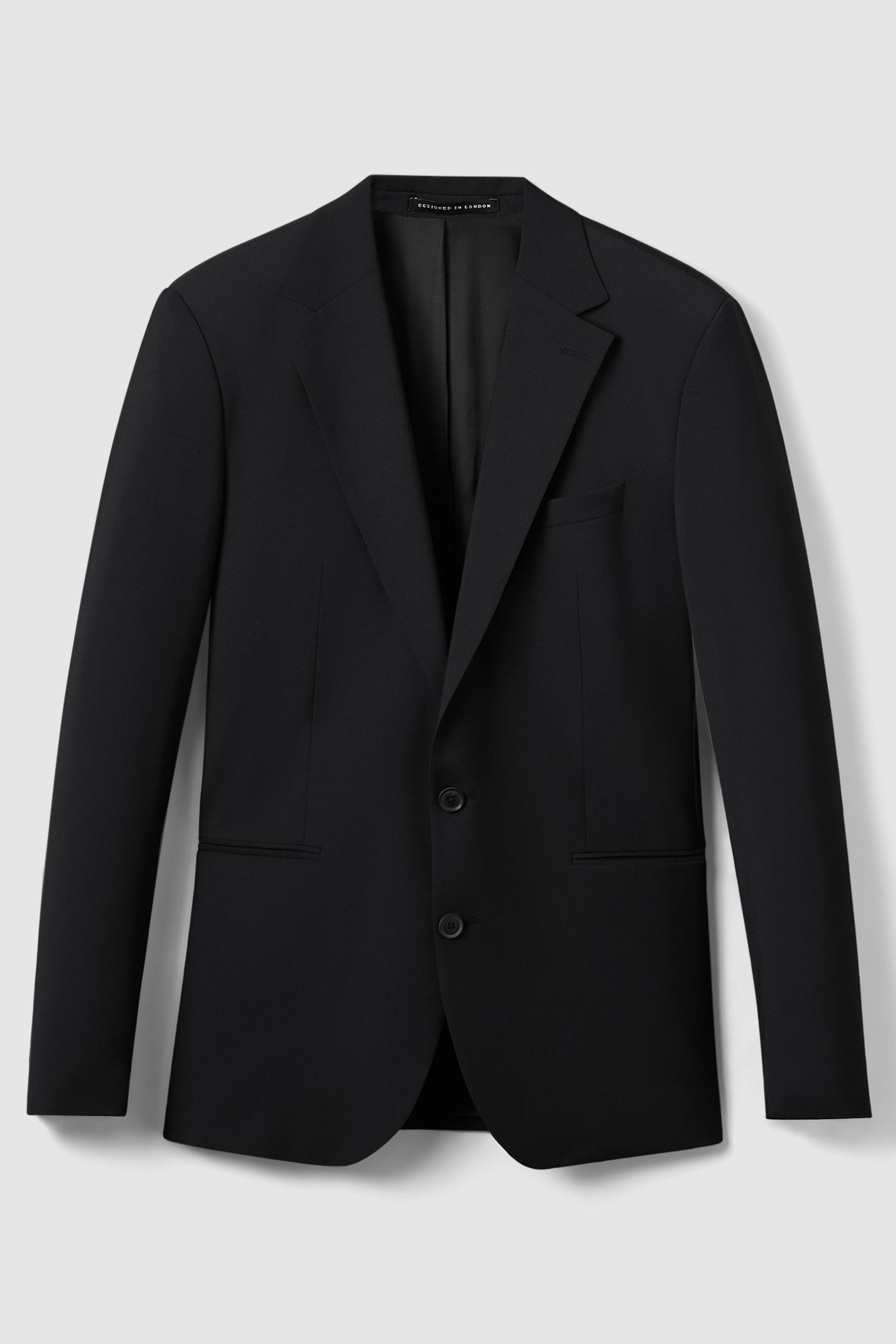 SB 2B NOTCH TRAVEL PLAIN WEAVE MODERN BLACK 4