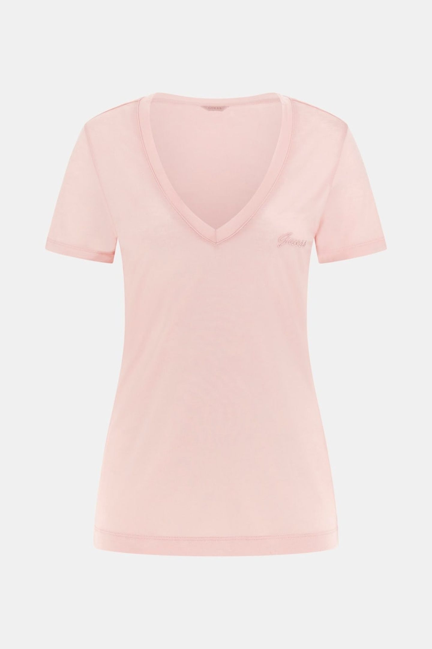 GUESS ECO VN SS LIGHT BASIC TE PINK PEARL 2