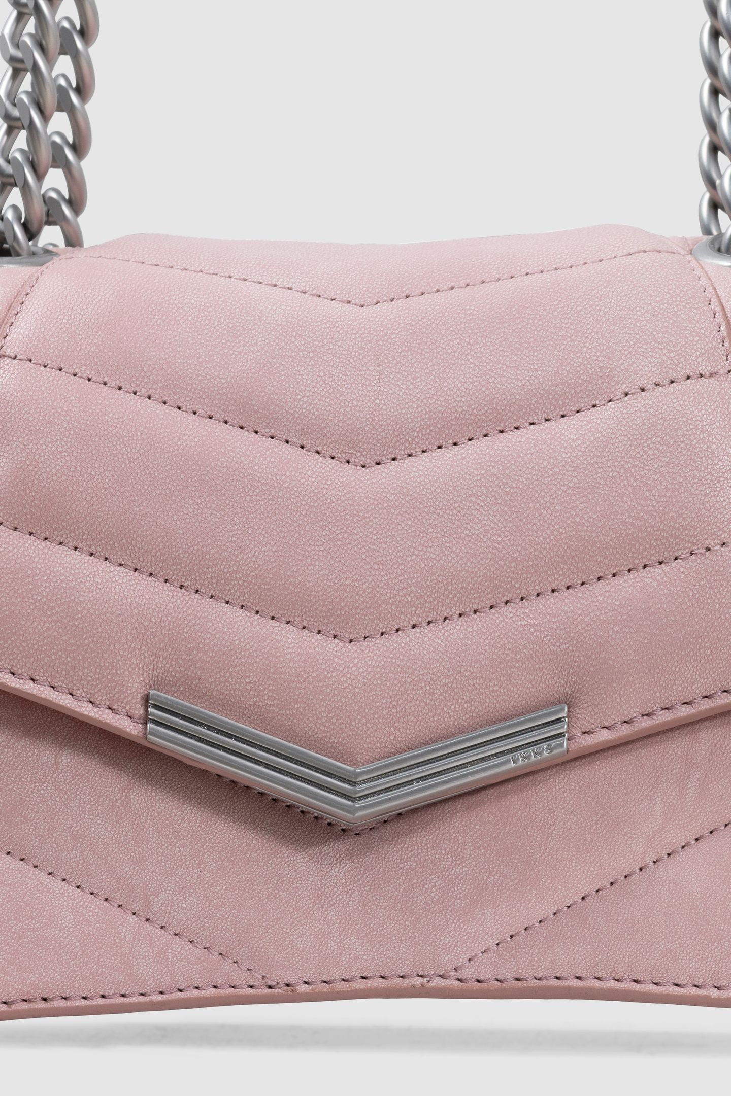 THE 1. BAG SEASONALS BAG PINK QUILTED LEATHER SIZE S 5