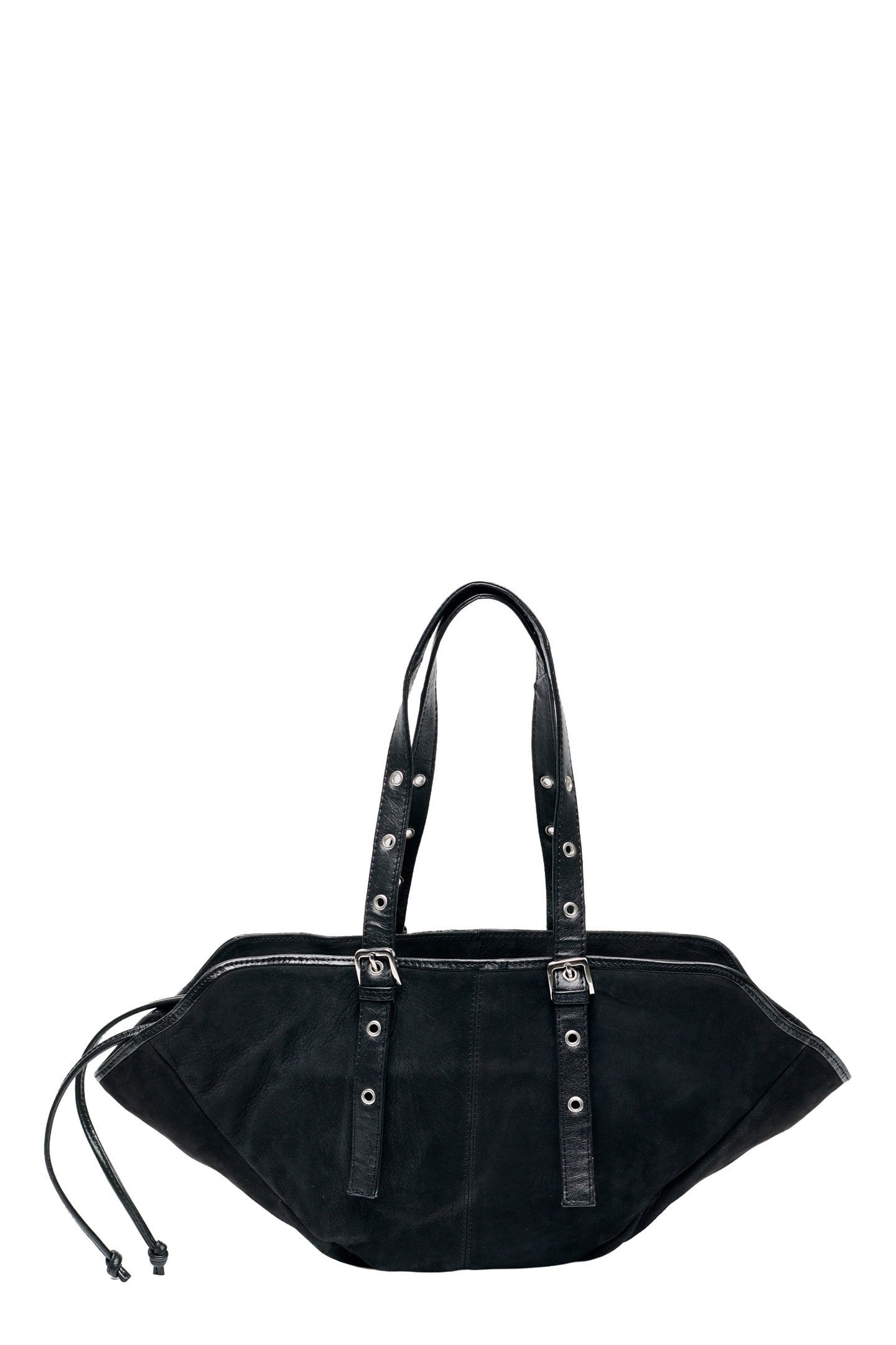 SMALL NORA NUBUCK BLACK 1