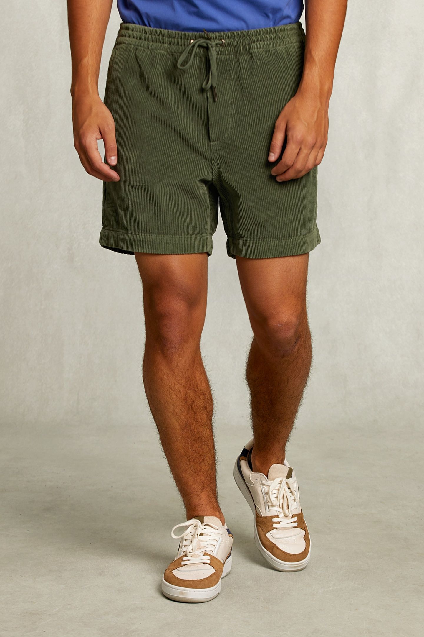 FCY DRAWSTRING WAIST SHORT KHAKI 1