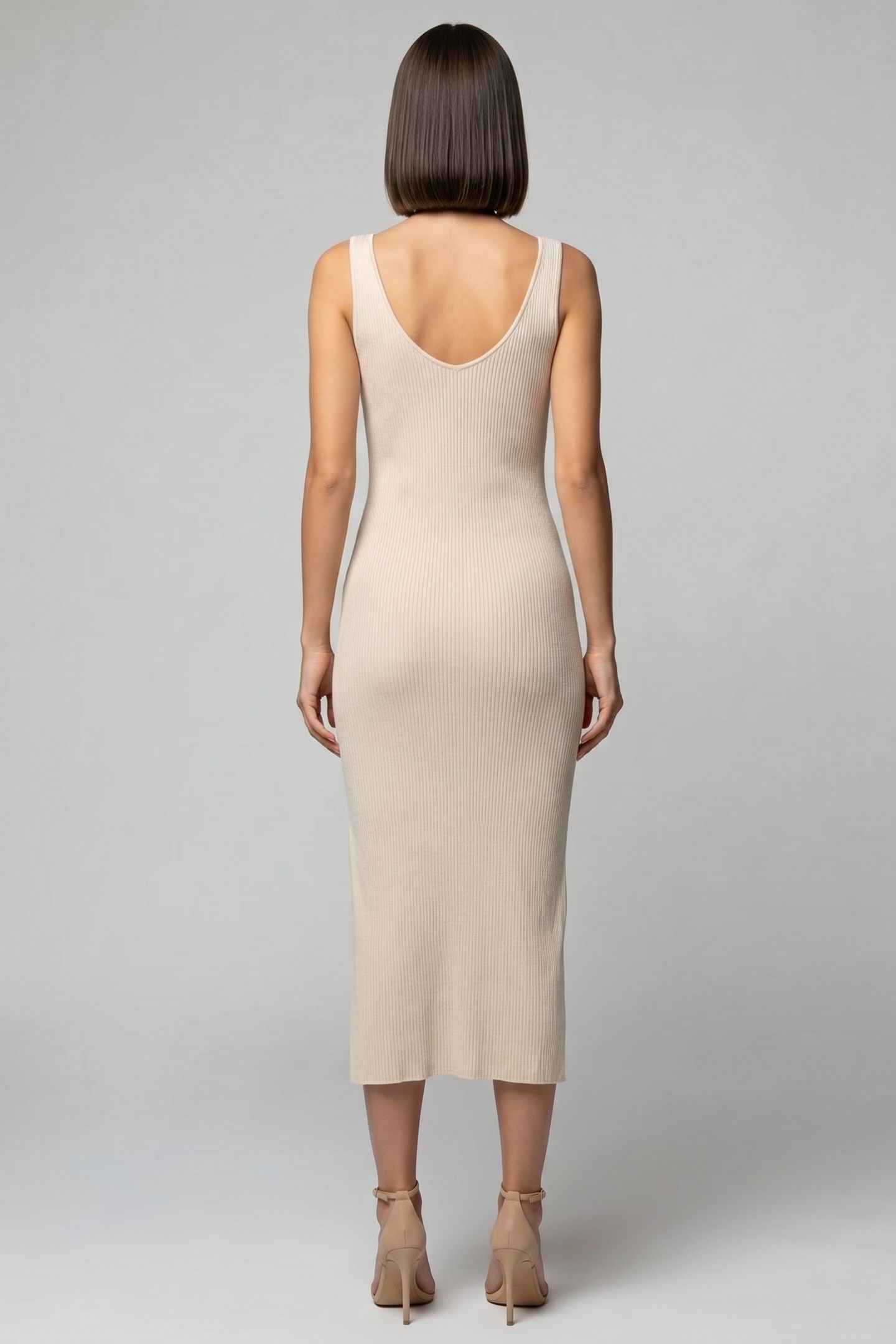 KIKKI DRESS BEIGE 2