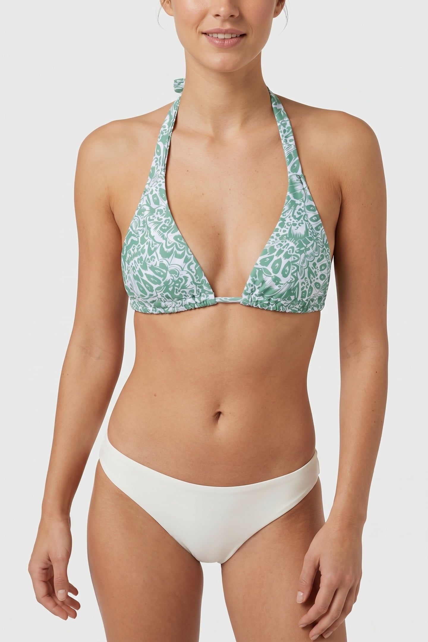 BIBI BIKINI TOP BUTTERFLY ANIMAL KELLY GREEN 1