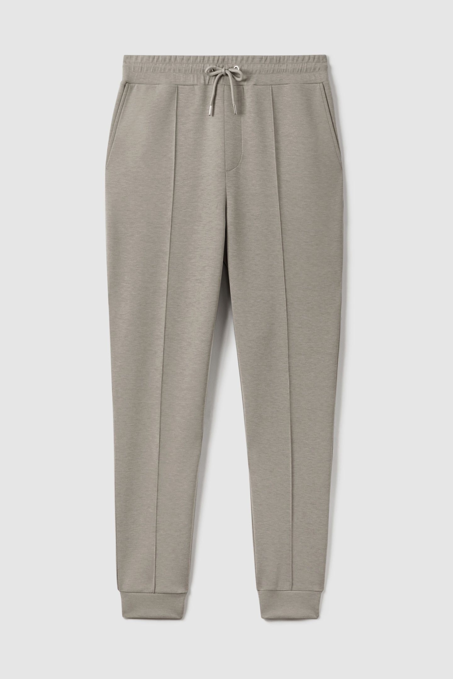 INTERLOCK DRAWSTRING JOGGER TAUPE 1