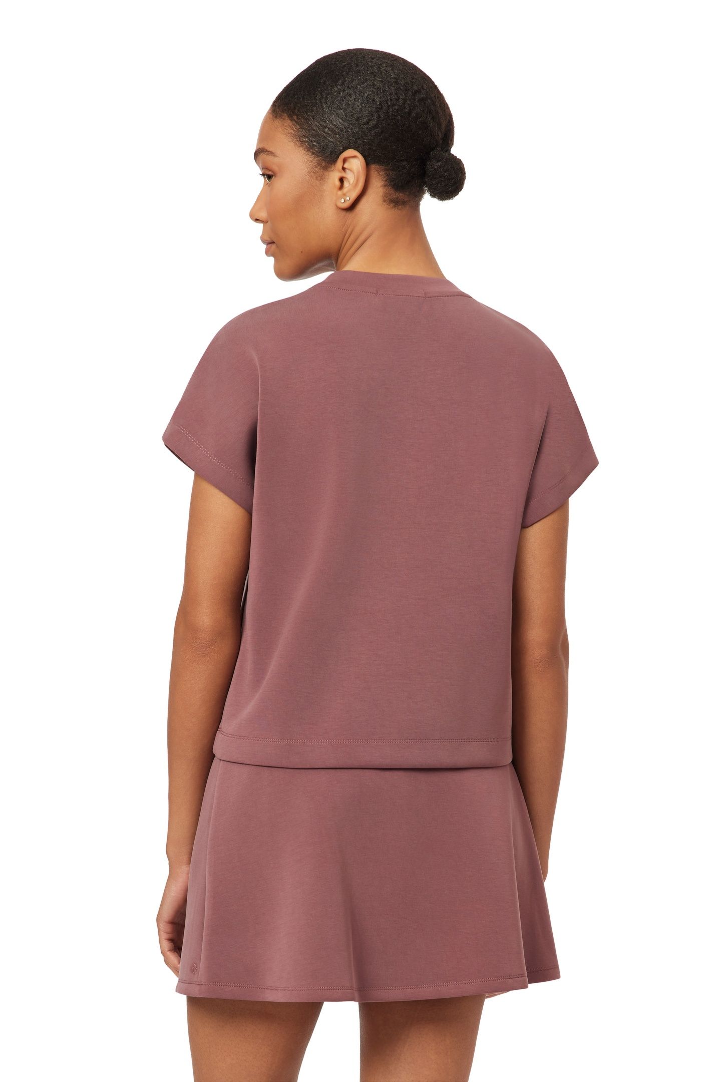 DOLMAN TEE ROSE BROWN 3
