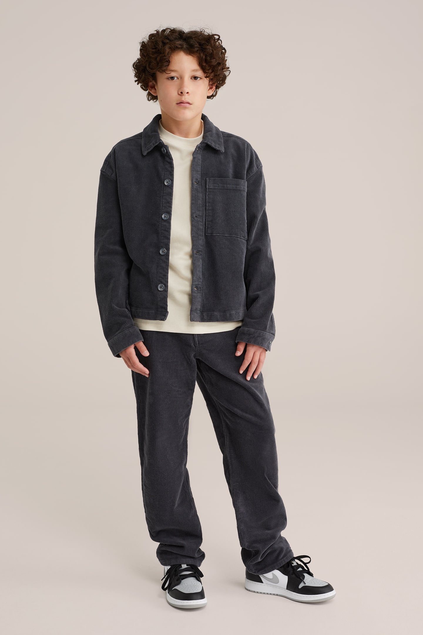 5-POCKET MID WAIST DARK BLUE 1
