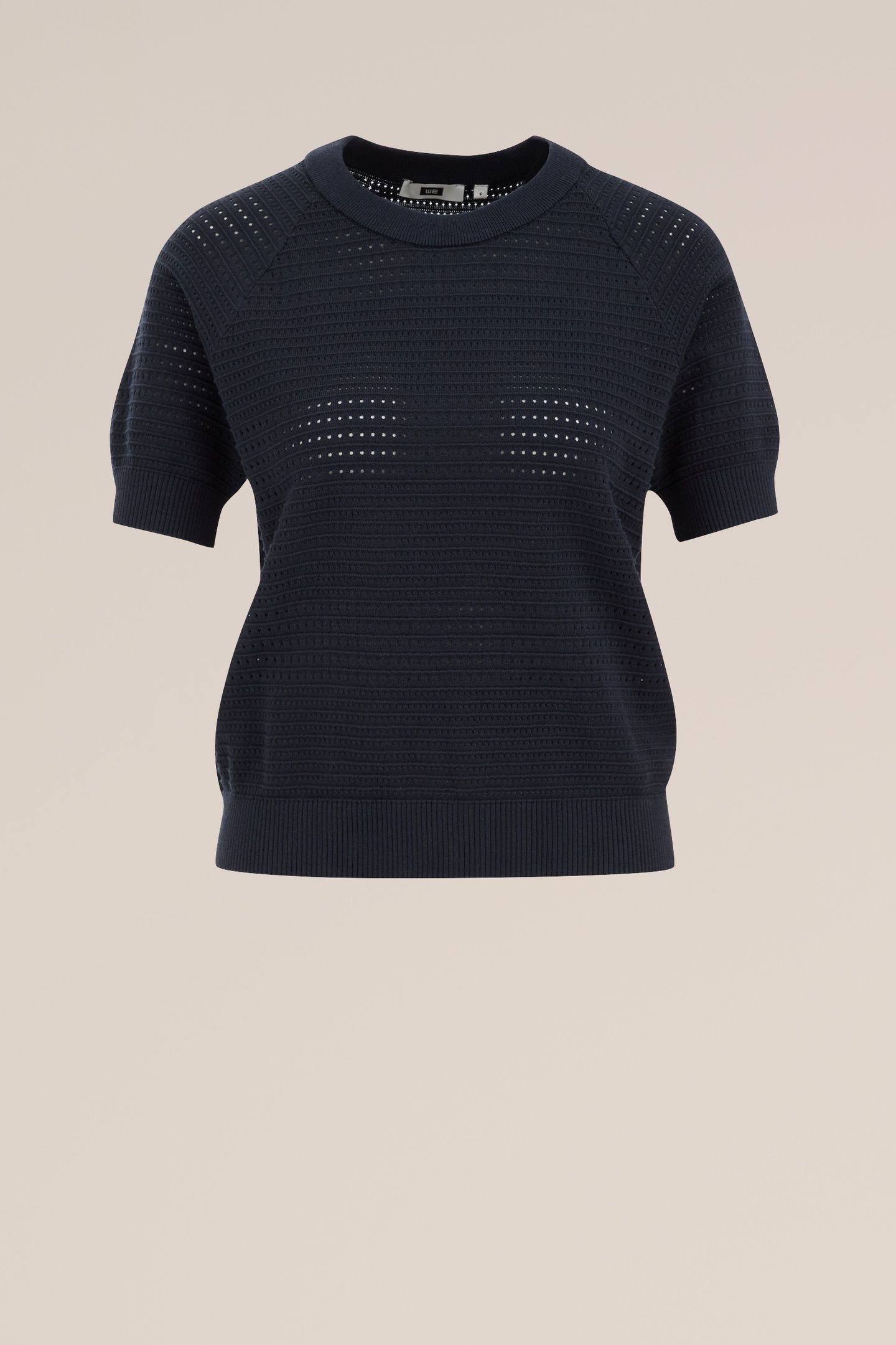KNITTED PULLOVER NAVY BLUE 4