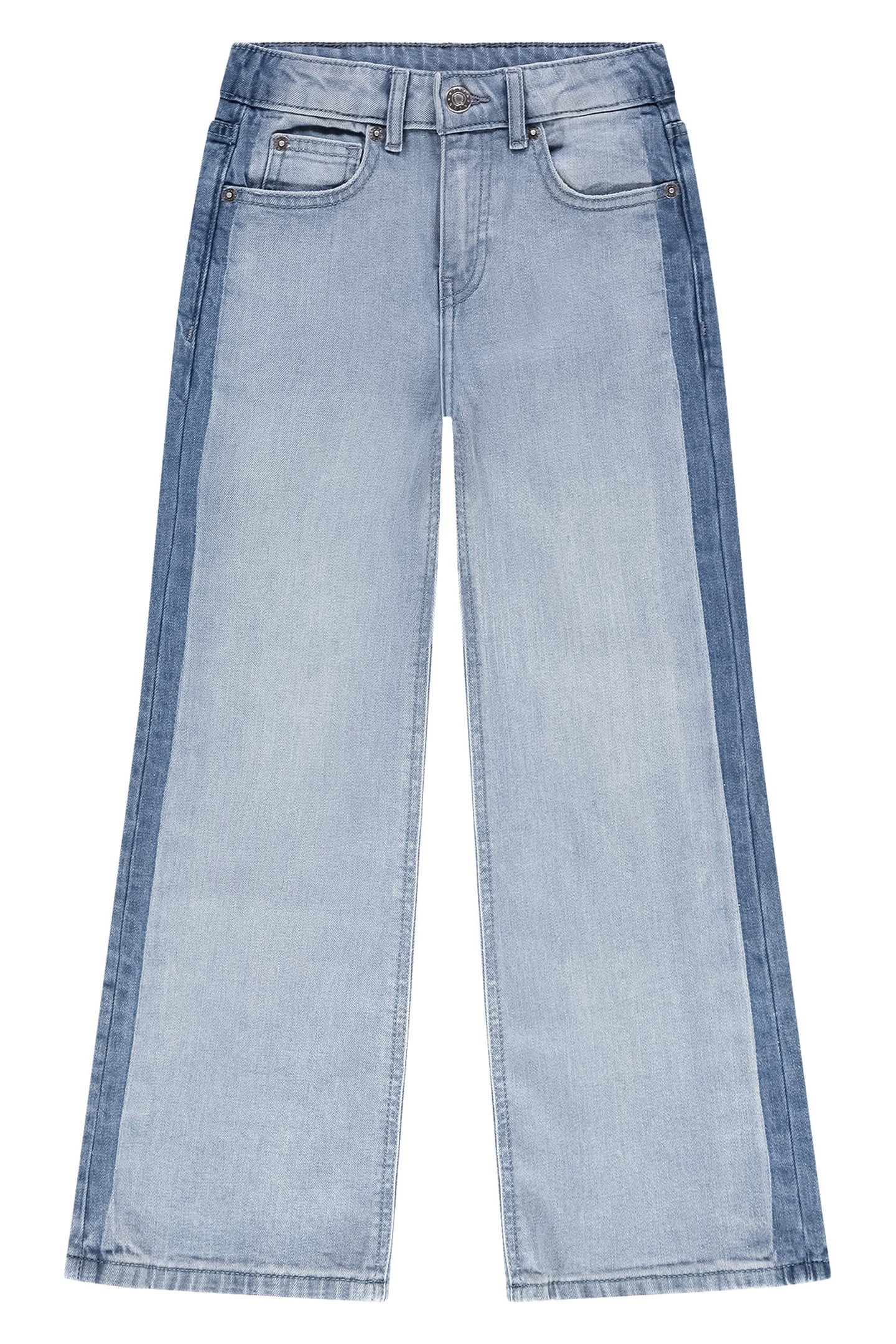 GINNA WIDE LEG JEANS LIGHT/ MID BLUE DENIM 1