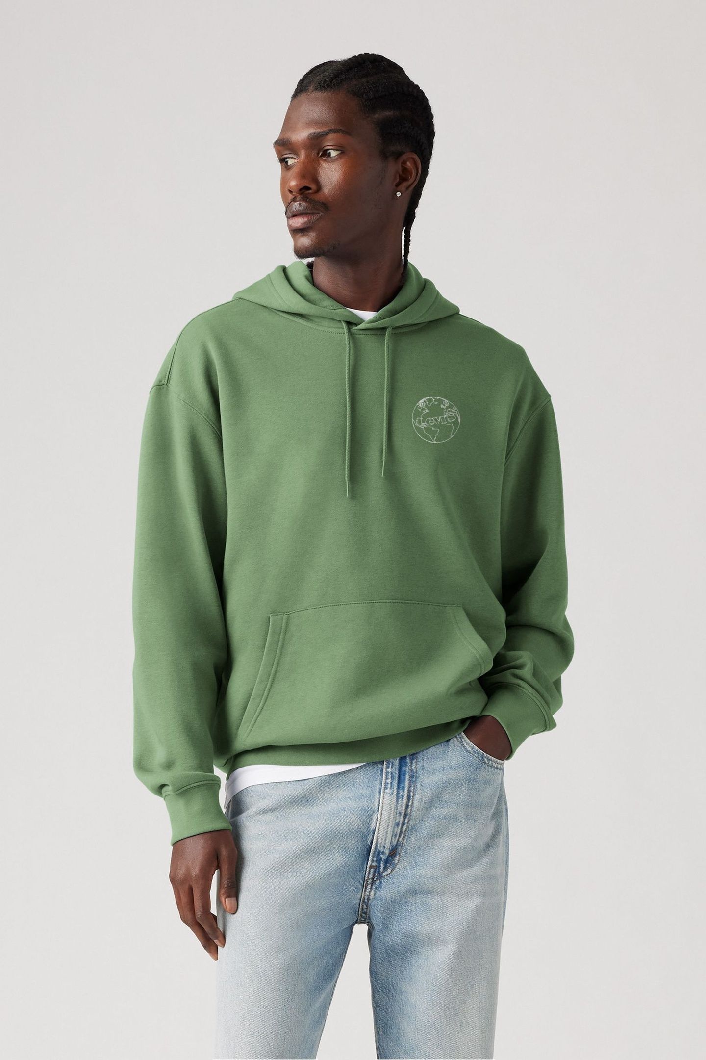 RELAXED GRAPHIC HOODIE OFF BEET LAUREL 2