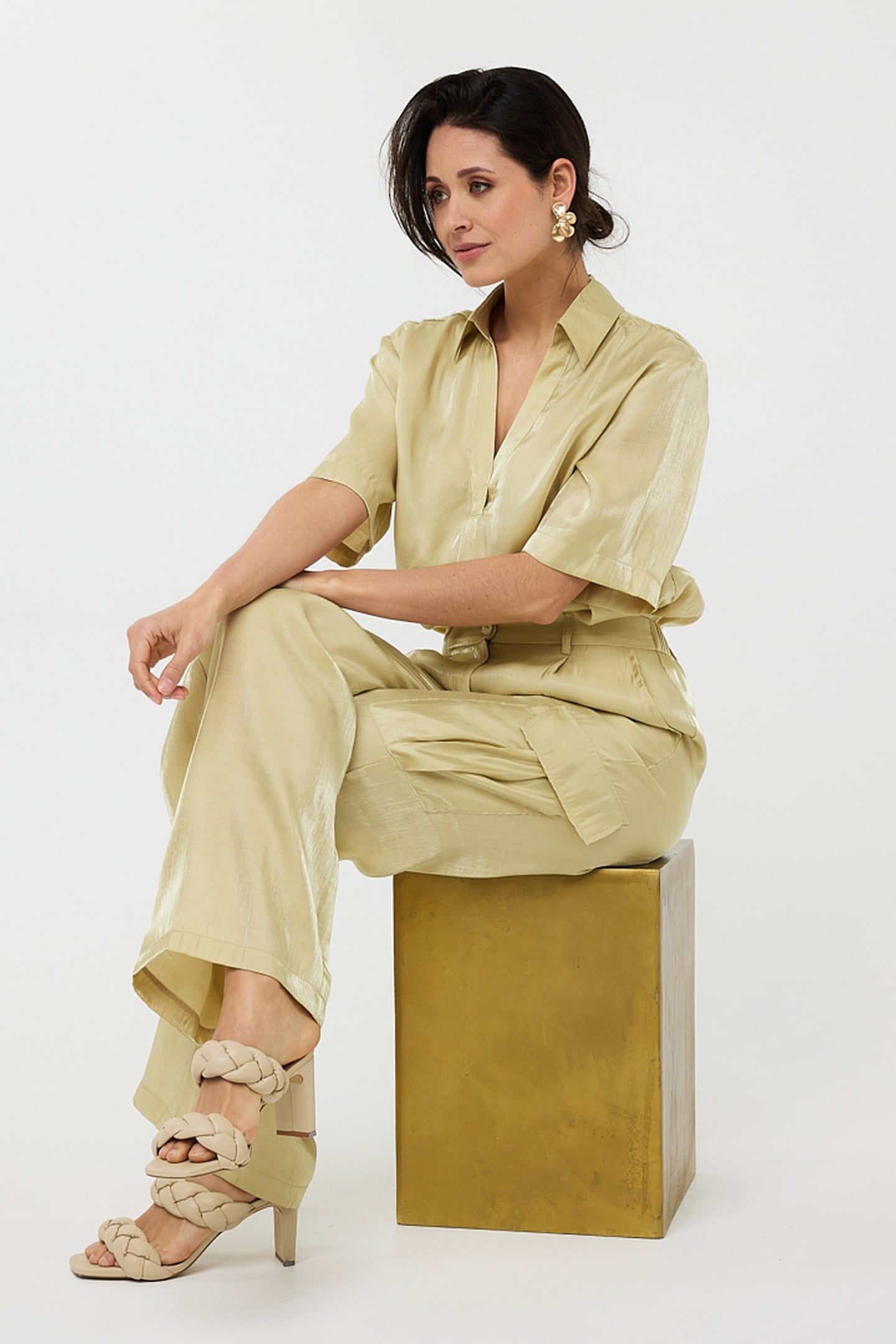 BLOUSE OVERSIZED SILKY TOUCH LEMON PIE 3