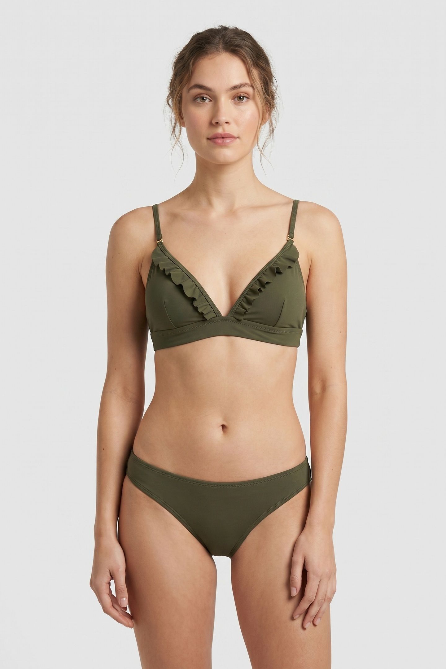 BEAU BIKINI TOP FOREST GREEN 1