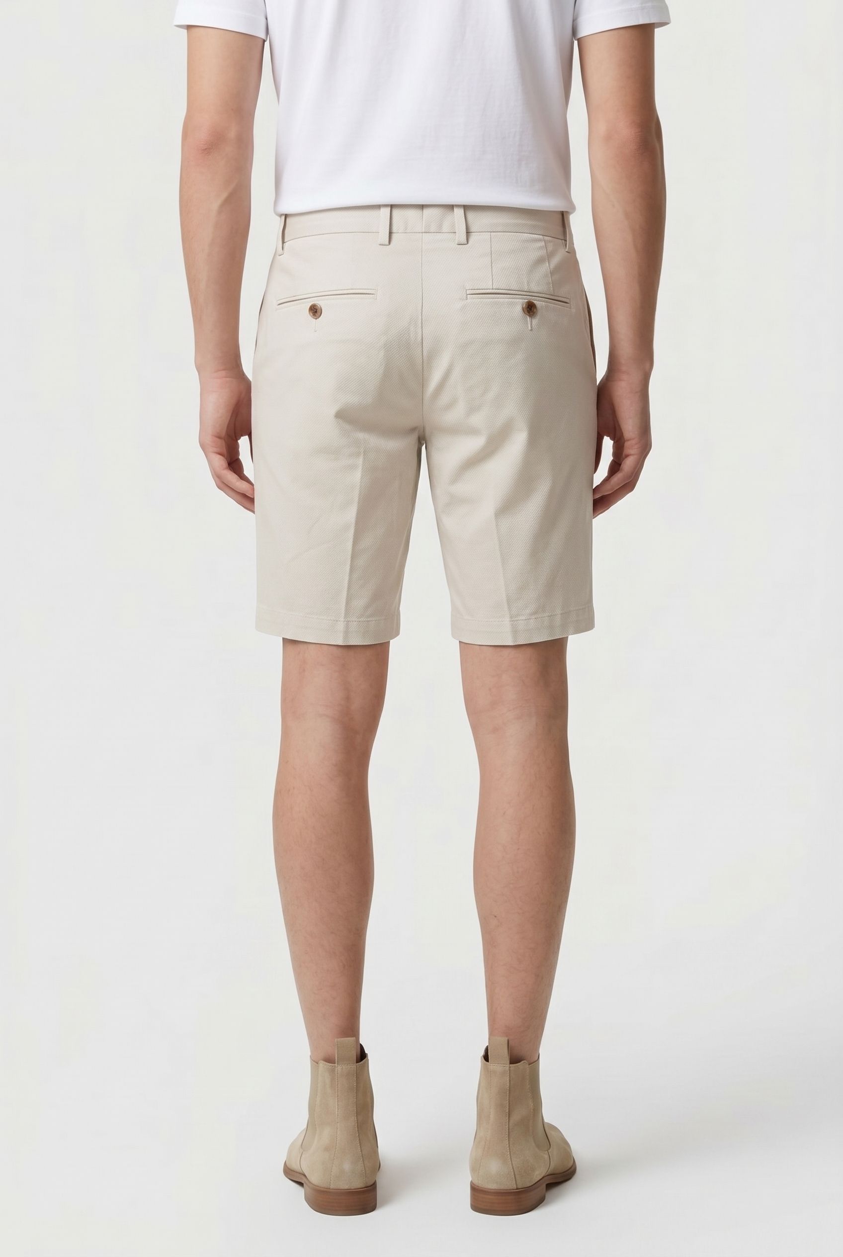 CASUAL CHINO SHORT CHALK 2