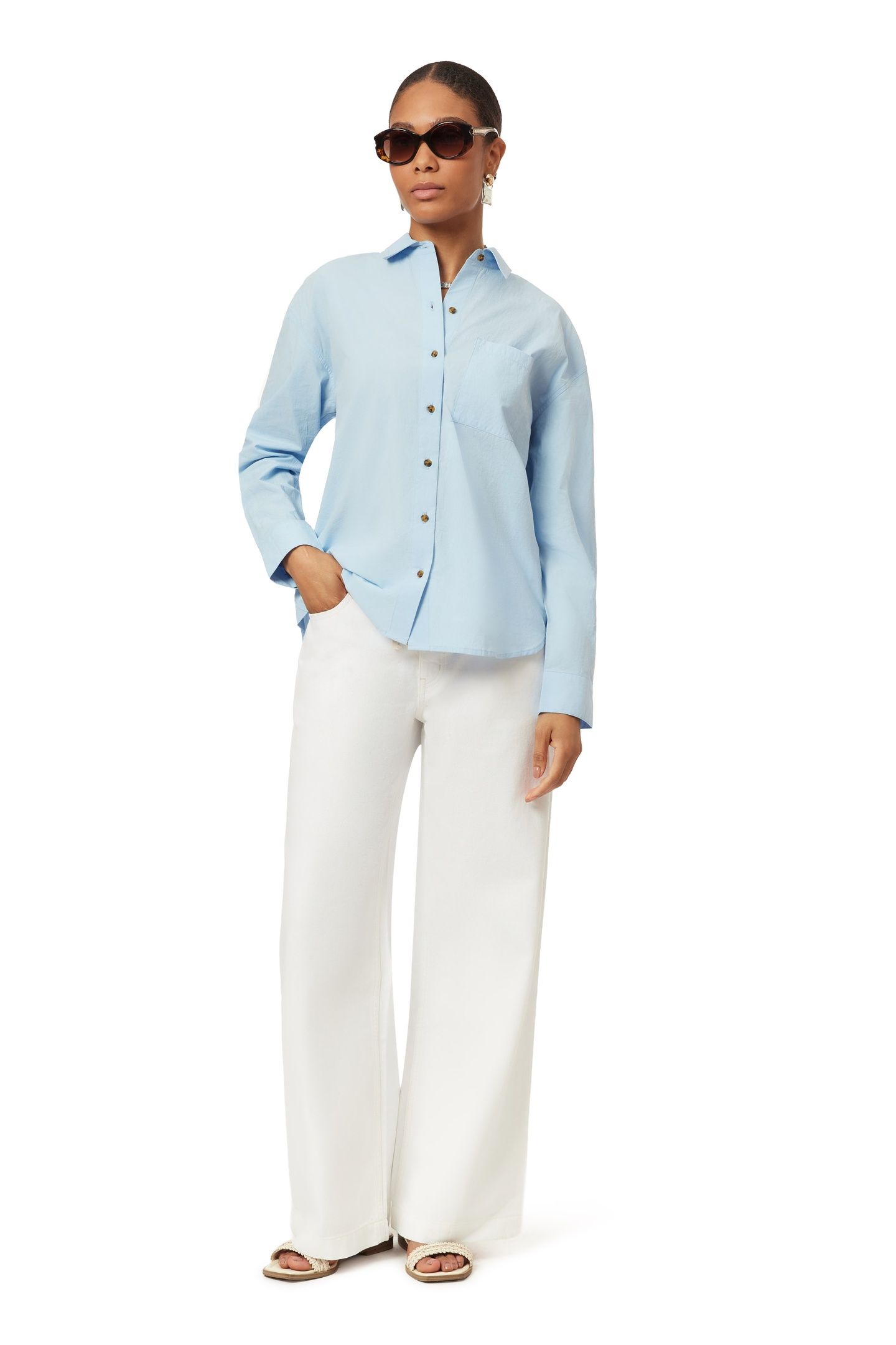 OVERSIZED SHIRT CERULEAN 2
