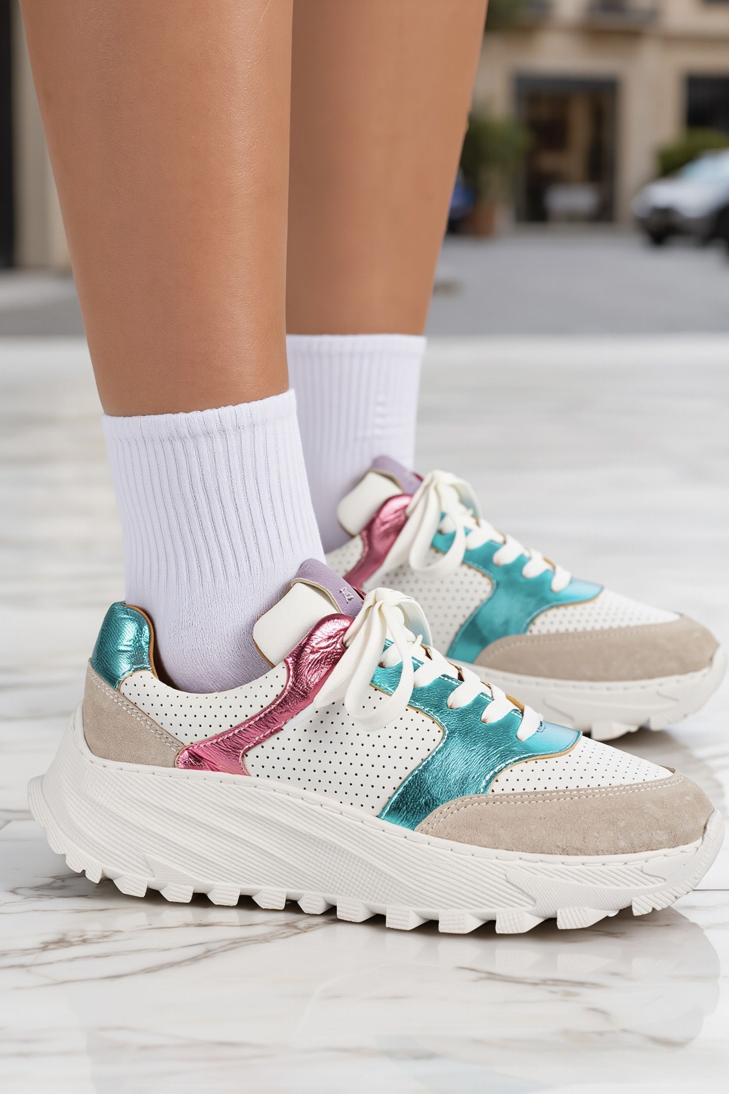 FAIRLIE AQUA / PINK 3