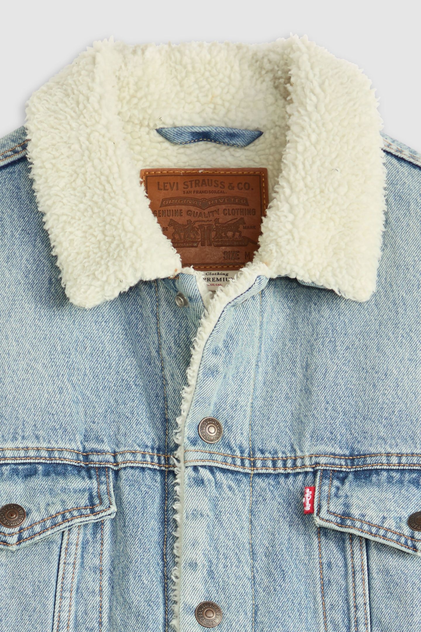 RELAXED FIT SHERPA TRUCKER JACKET 6