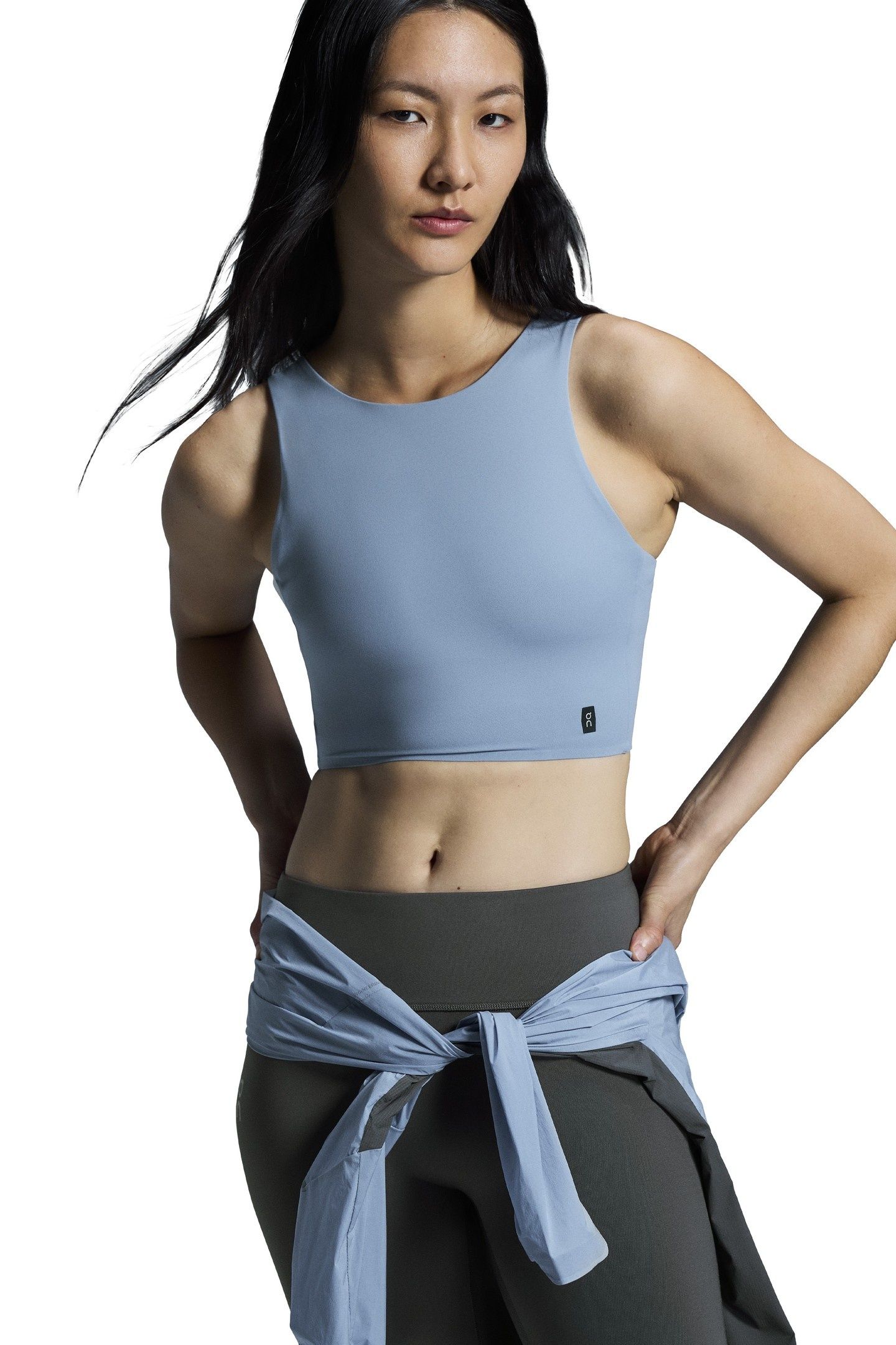 CORE 2-IN-1 CROP 1 W CHAMBRAY 3