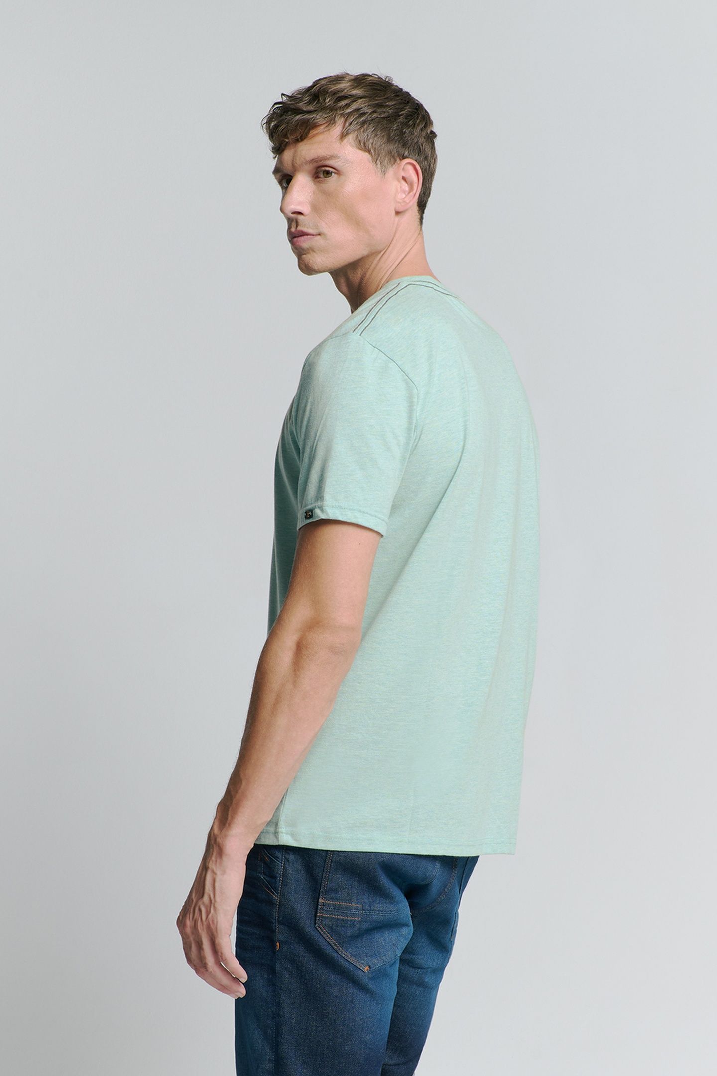 T-SHIRT CREWNECK MELANGE ICE 3