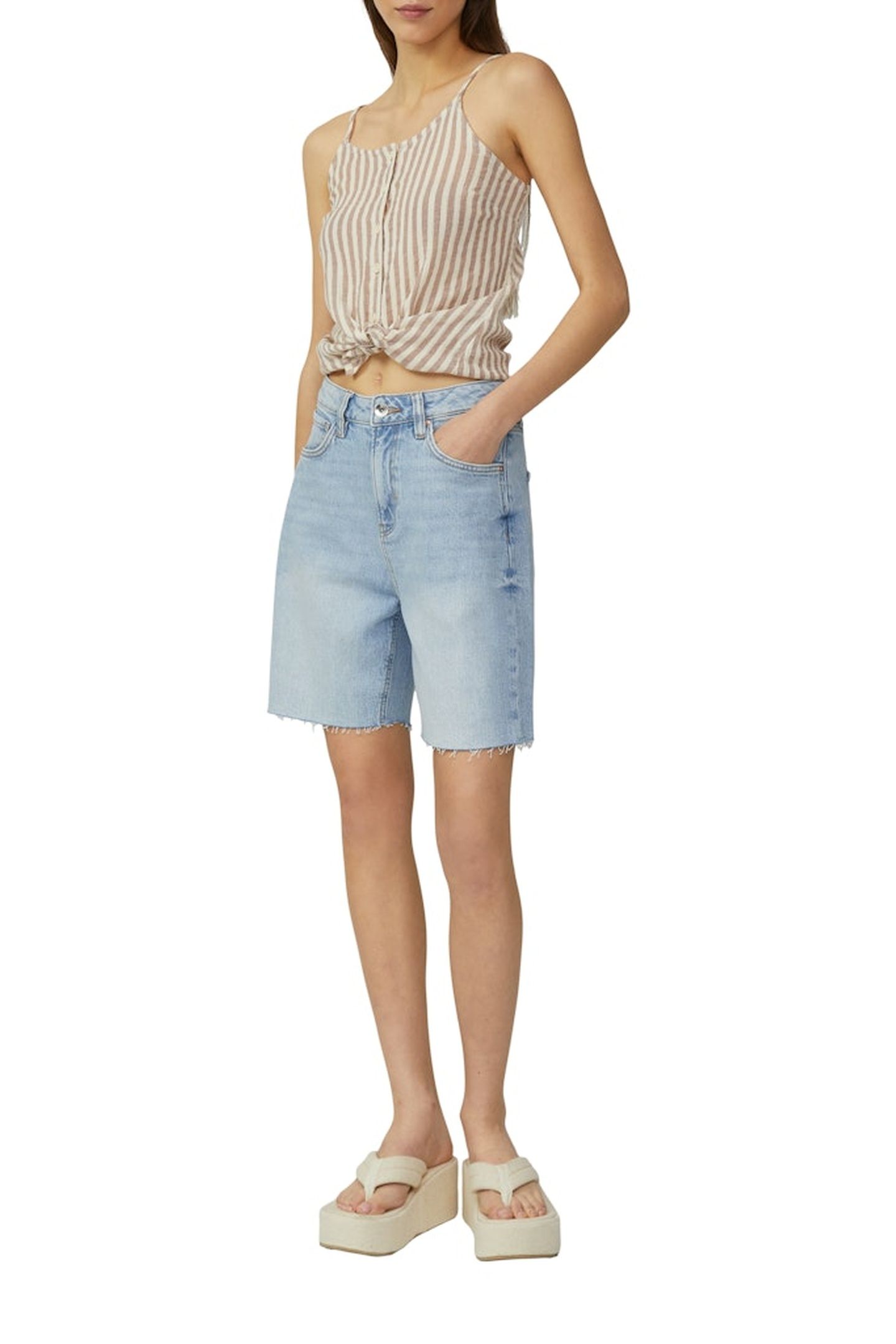 QS JEANS SHORTS BLUE DENIM 2