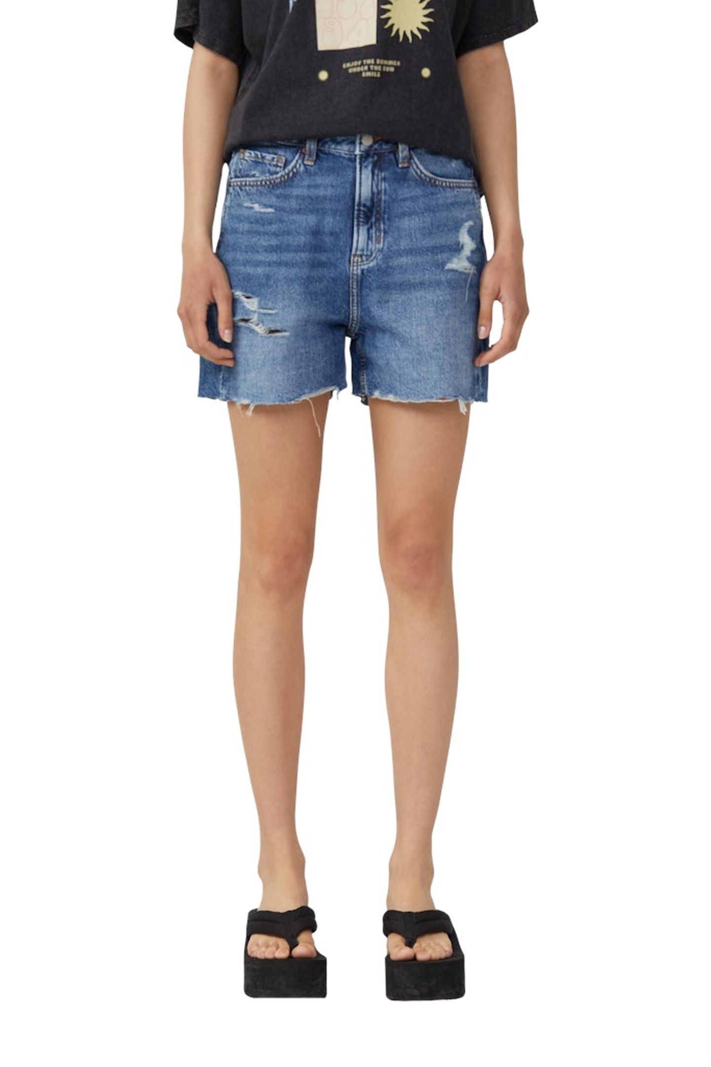QS JEANS SHORTS BLUE DENIM 1