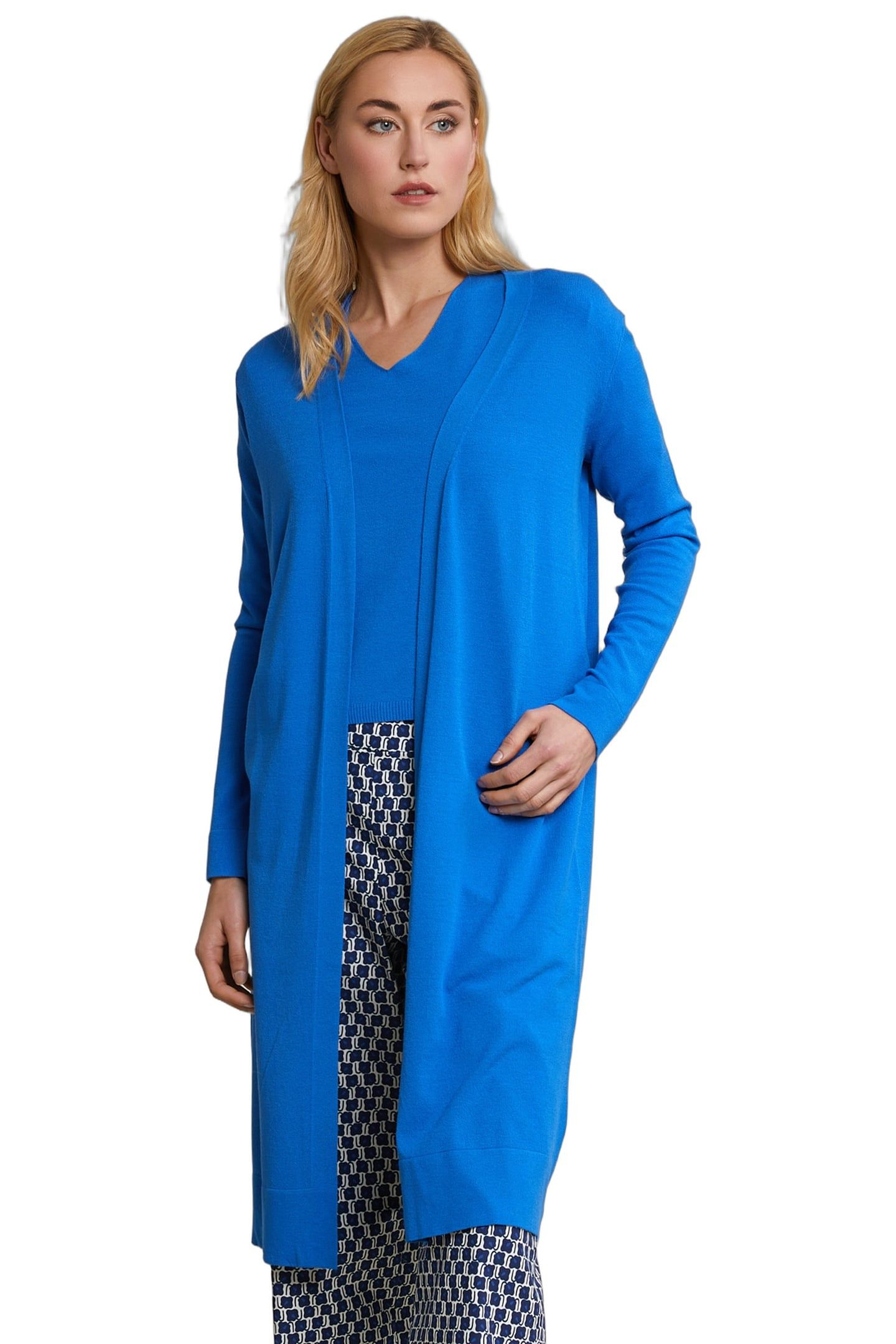 BLUE LONG CARDIGAN LONG SLEEVES 1