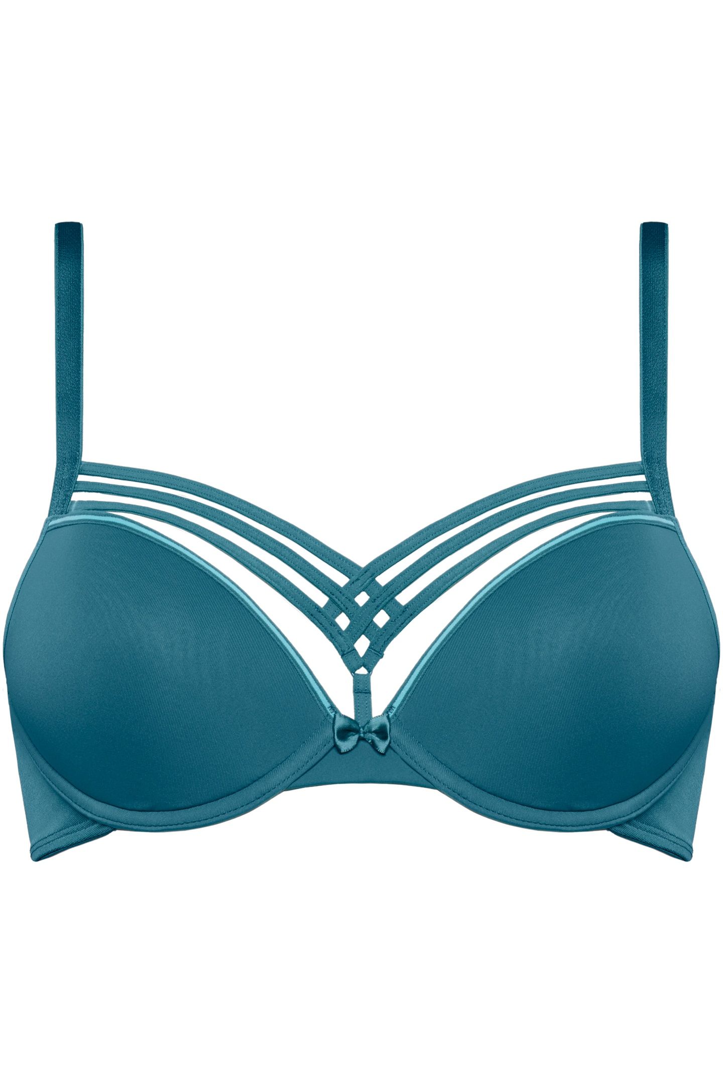 DAME DE PARIS BRAPUSH UPWIRED PADDED BLUE 3