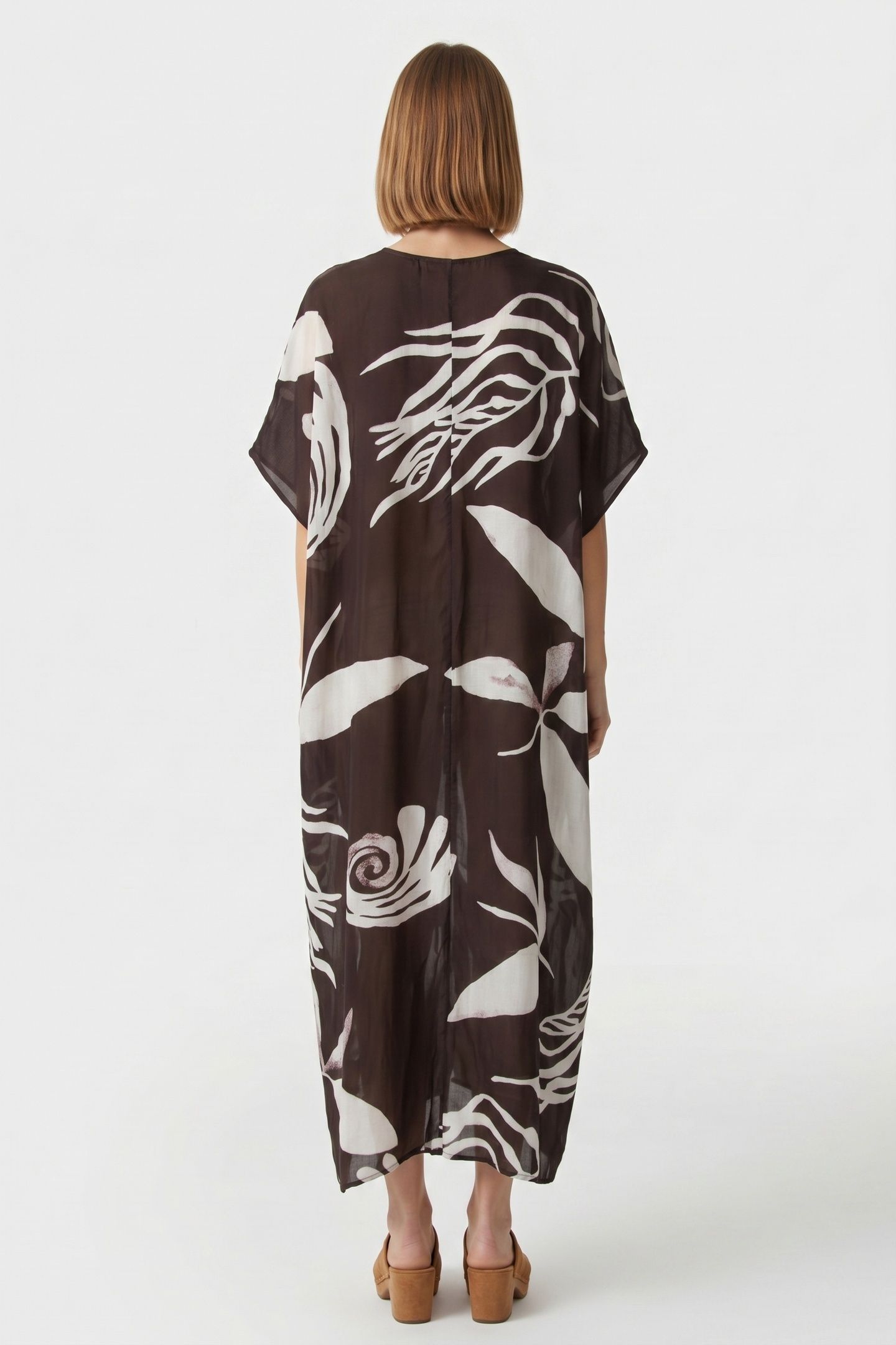 DANYA DRESS BROWN 2