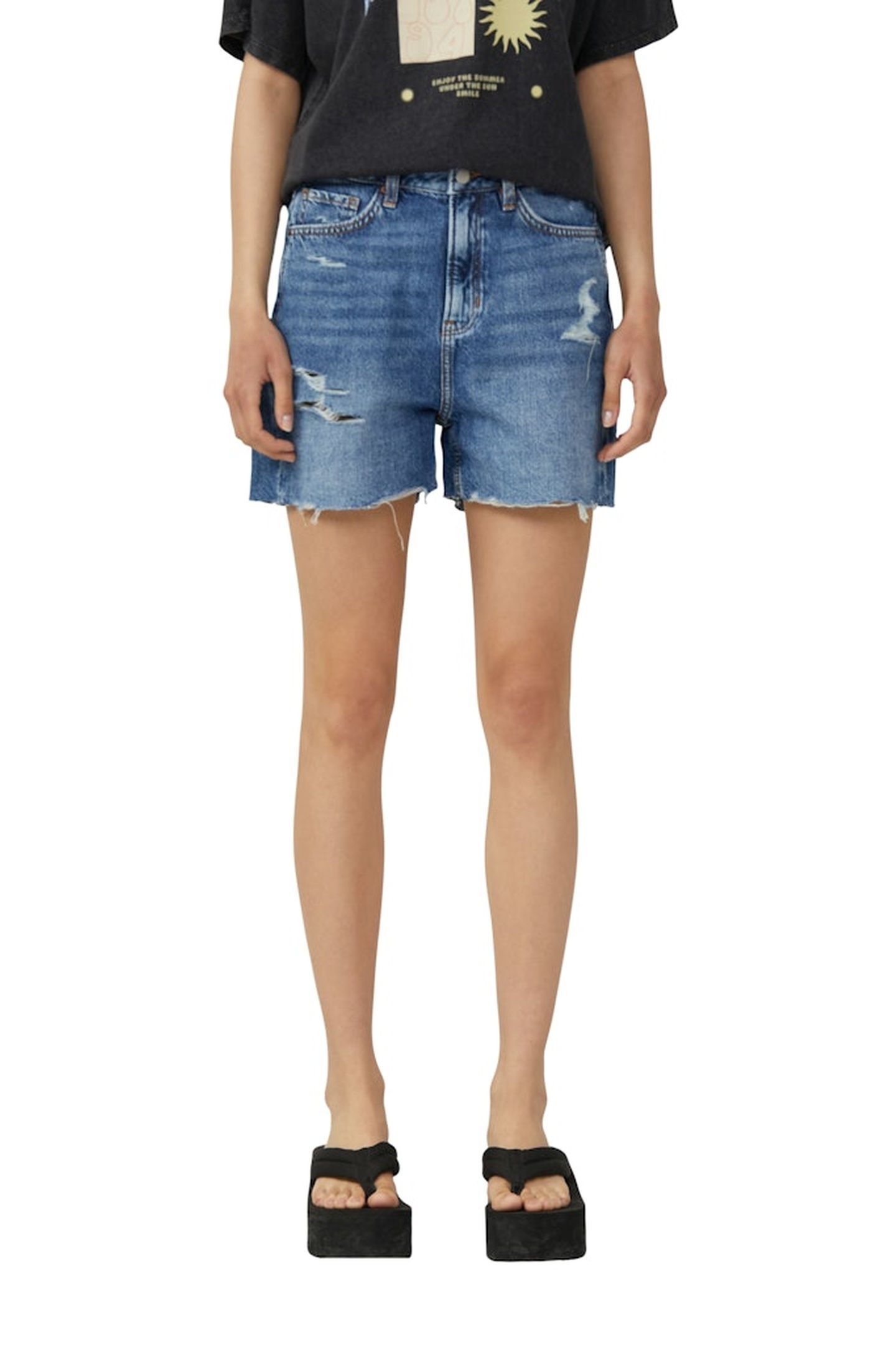 QS JEANS SHORTS BLUE DENIM 3