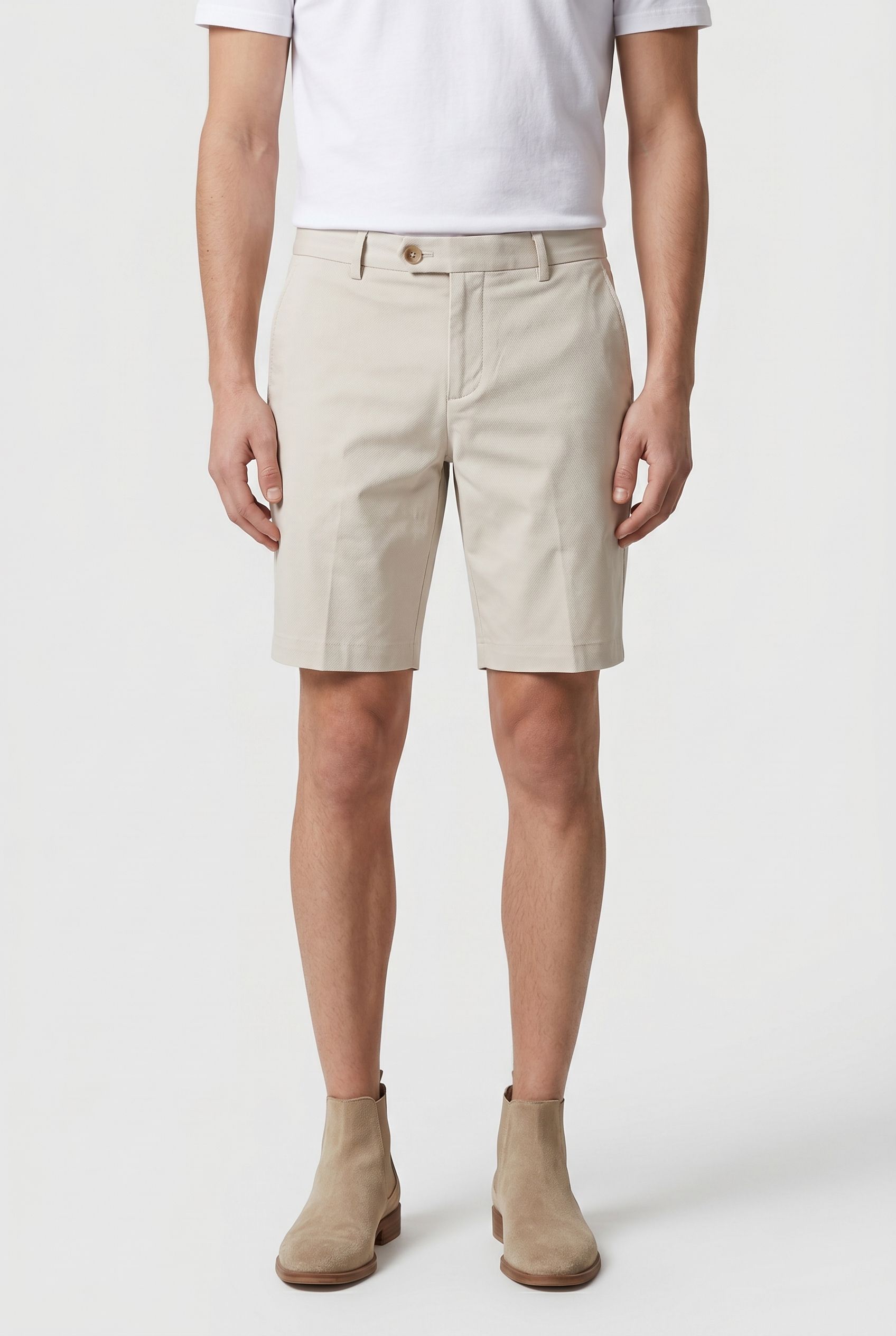 CASUAL CHINO SHORT CHALK 1