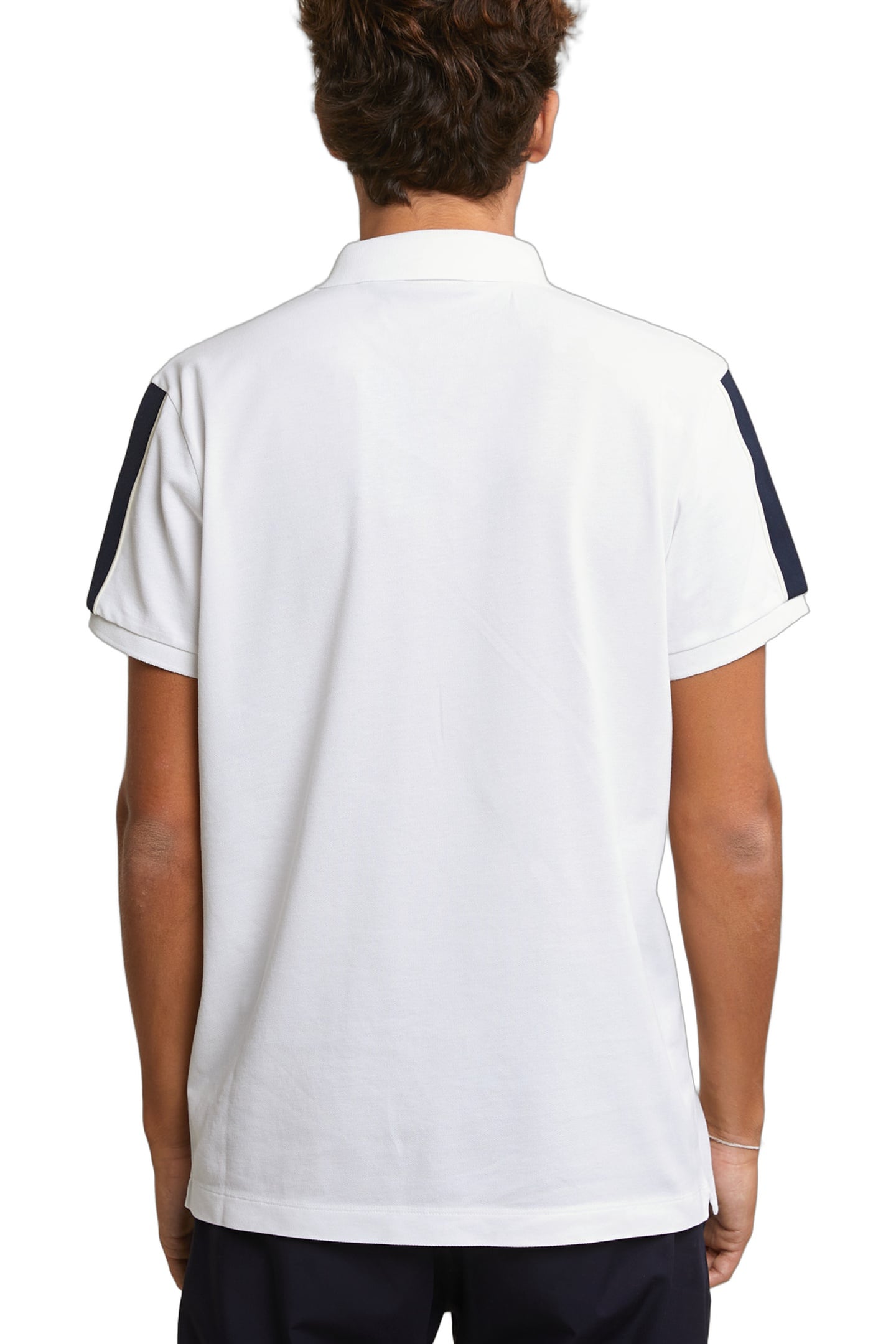 CUSTOM FIT SPORTY STRETCH POLO OFF WHITE 3
