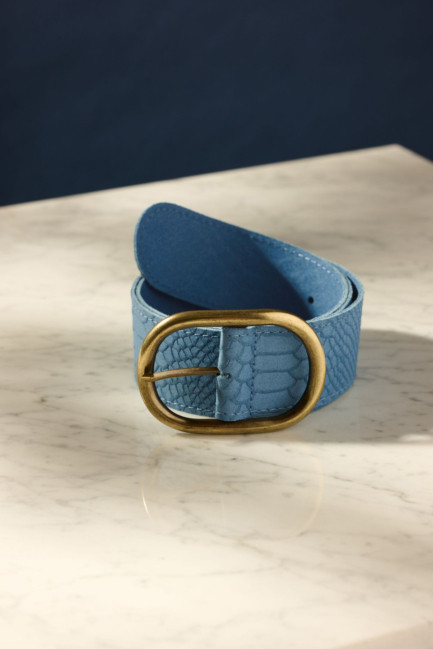 BELT - OLIVIA SUEDE SKY BLUE 2