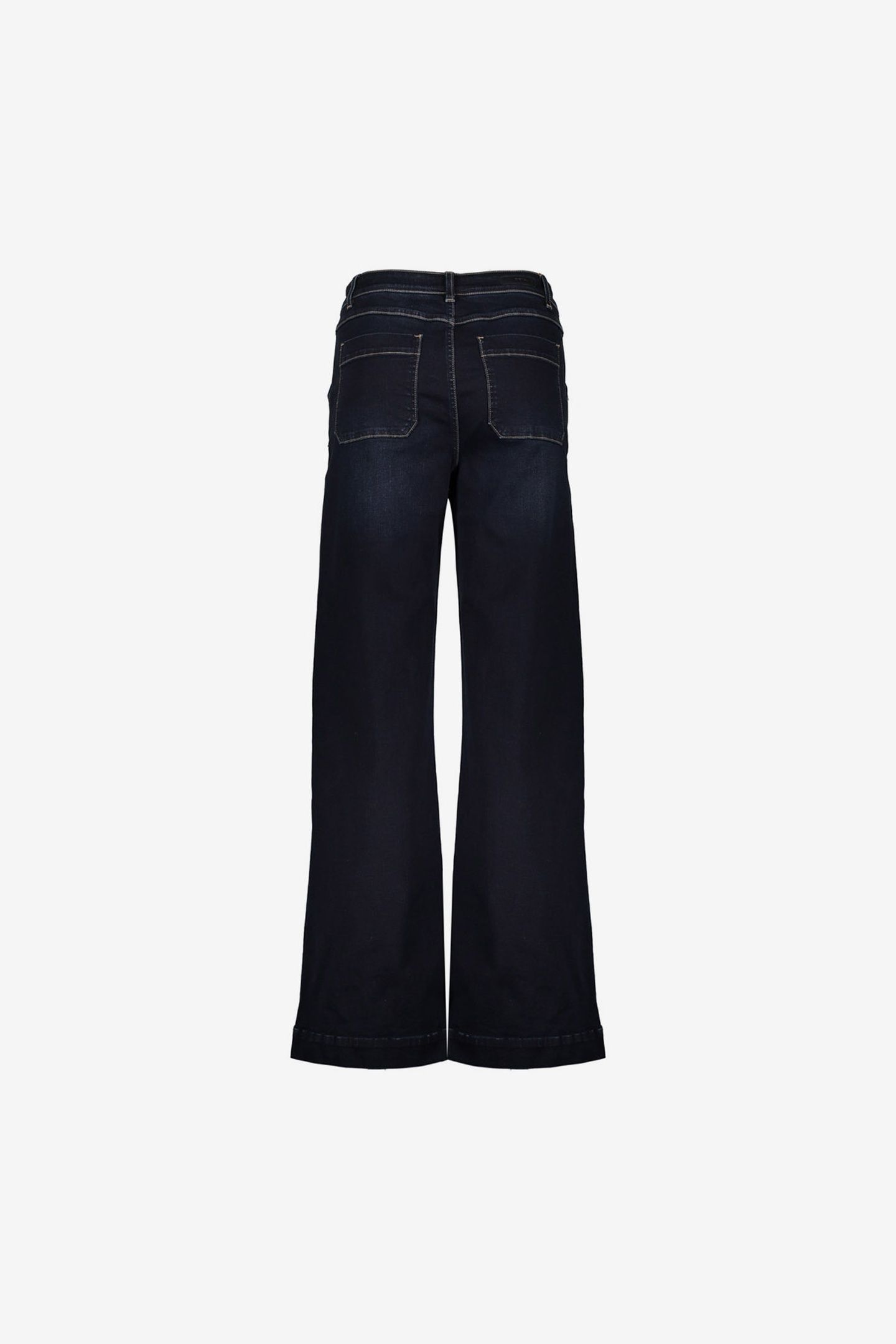 JEANS WIDE DARK BLUE BLACK DENIM 2