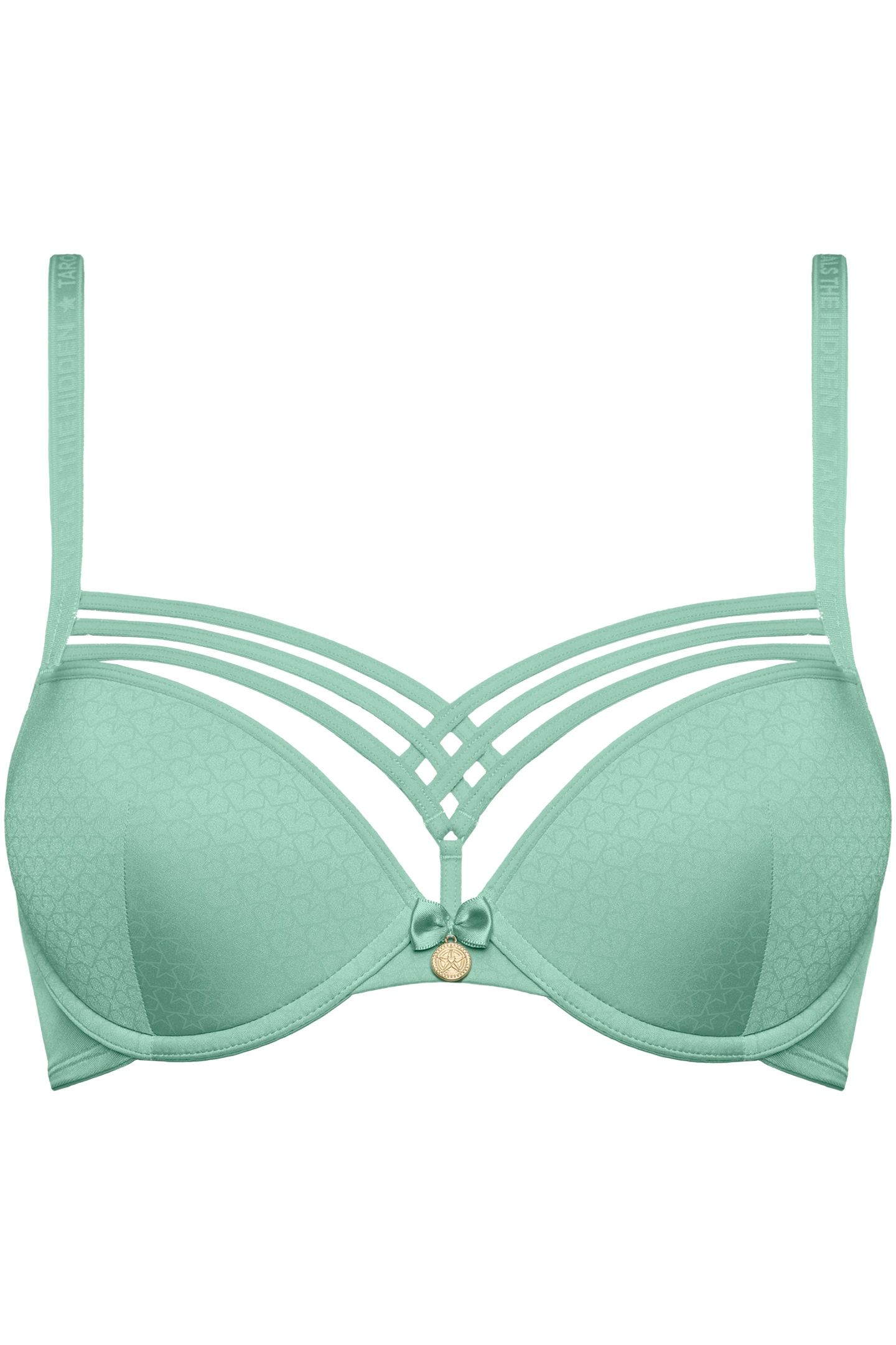 DAME DE PARIS BRAPUSH UPWIRED PADDED GREEN 3