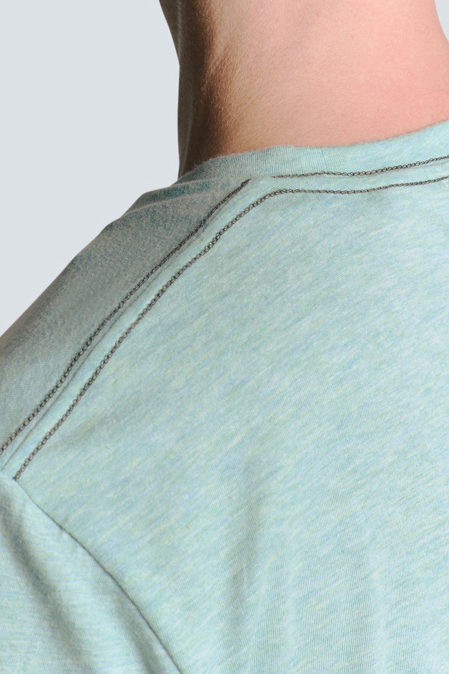 T-SHIRT CREWNECK MELANGE ICE 7